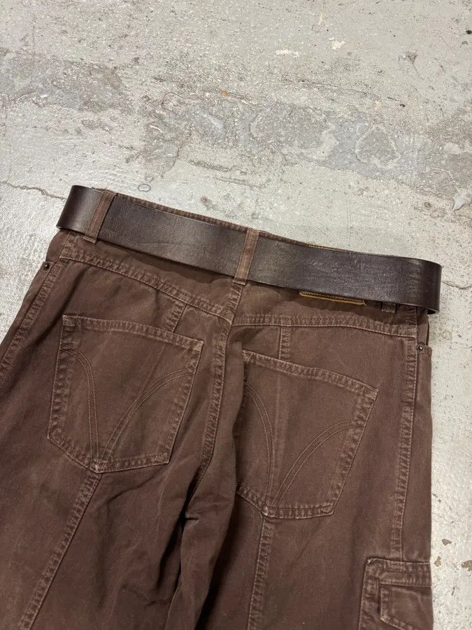 Designer × Dries Van Noten × Vintage Dries Van Noten Antique Sword Buckle Leather Belt Size ONE SIZE - 6 Thumbnail