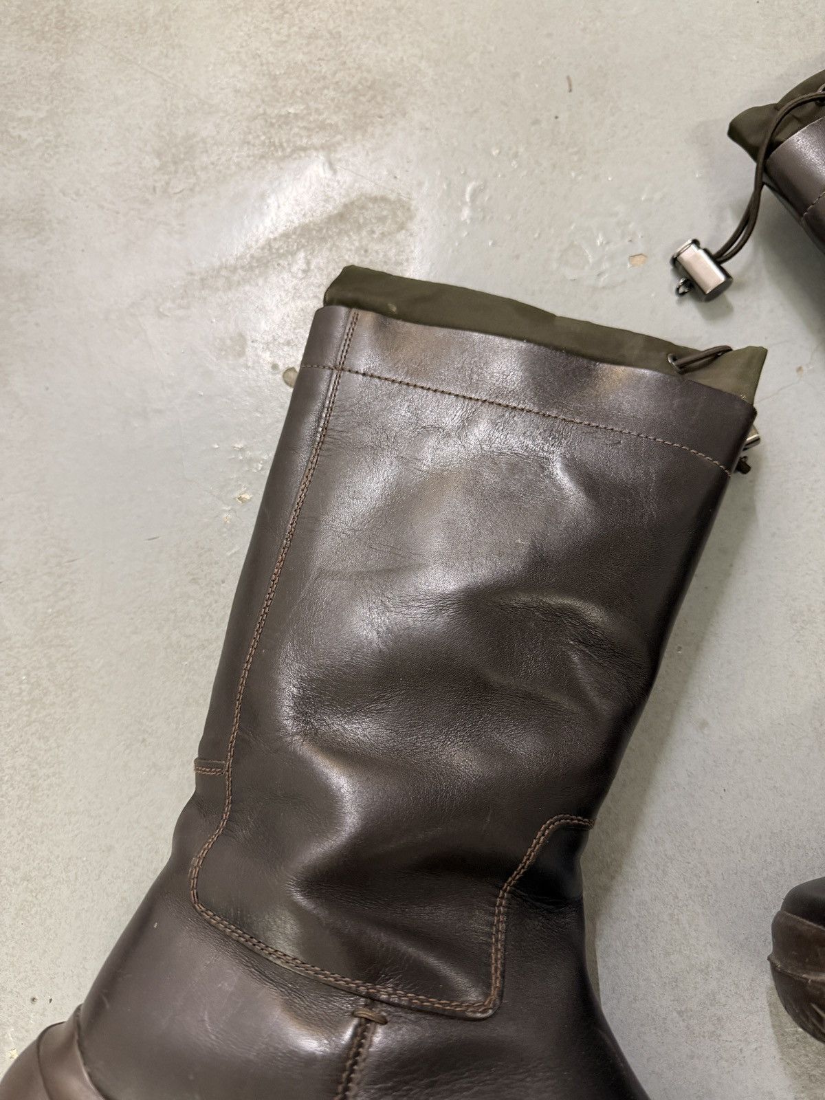 Prada Prada AW99 Runway Leather High Boots Size US 9 / EU 42 - 4 Thumbnail