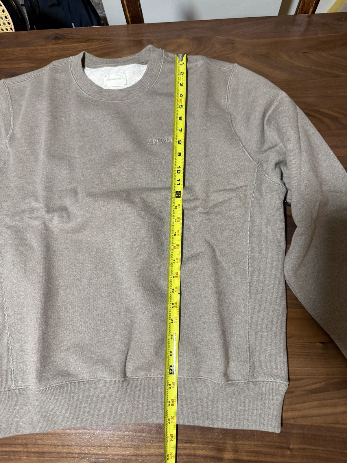 Aime Leon Dore Aime Leon Dore Aimé Tonal Logo Camel Melange Crewneck XL Size US XL / EU 56 / 4 - 7 Thumbnail