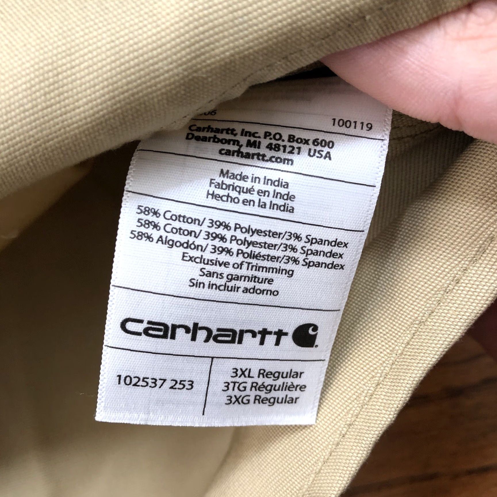 Carhartt Carhartt NWT Rugged Professional SeriesTan Relaxed Fit Button Shirt 3XL 102537 Size US XXL / EU 58 / 5 - 3 Thumbnail