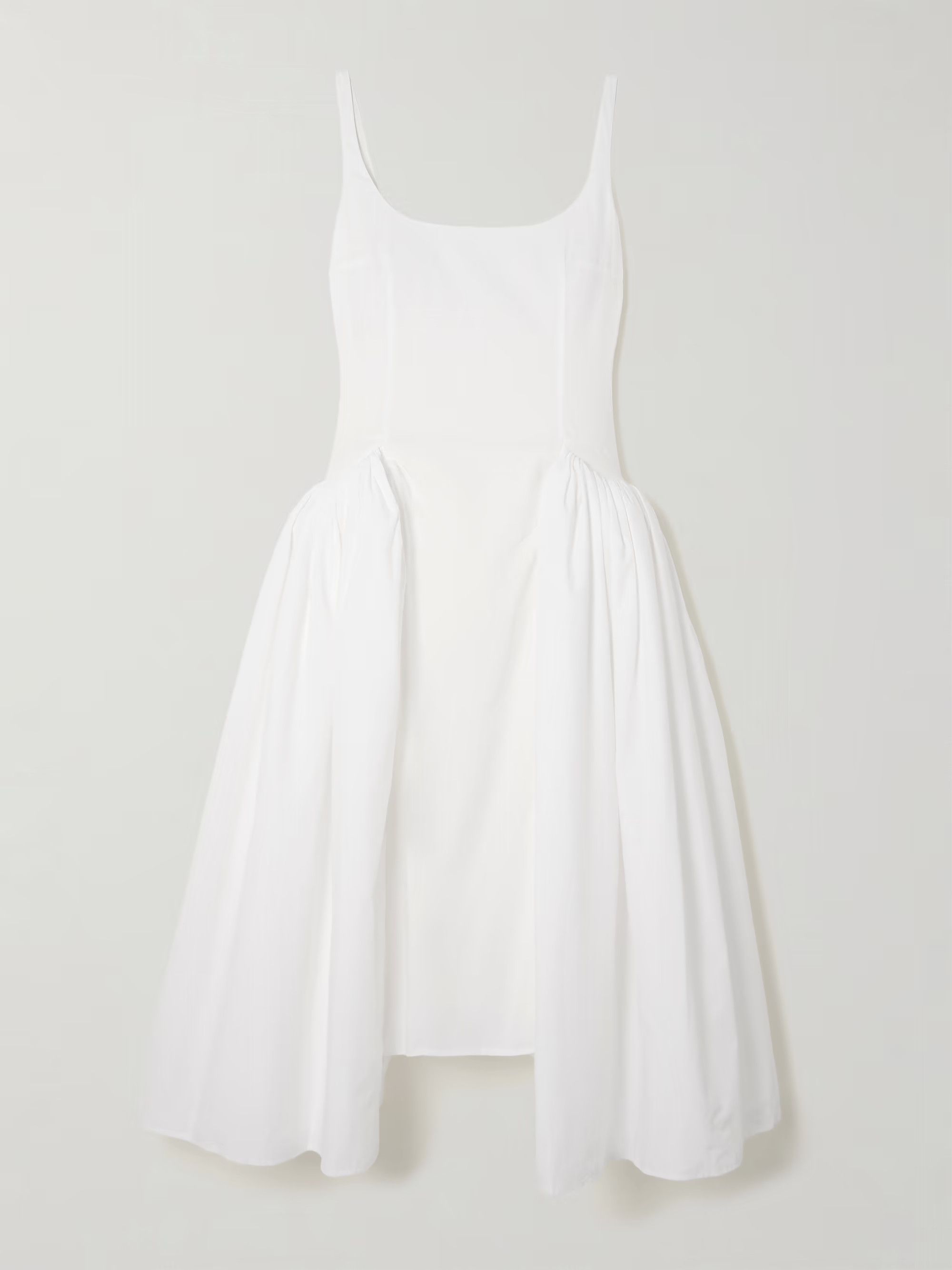 o1mle1125 Vezile Midi Dress in White