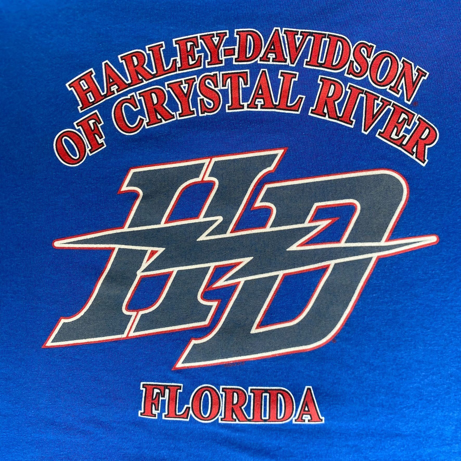 Harley Davidson Vintage Y2K Harley Davidson Shirt Motorcycle Biker Logo Tee Size US XXL / EU 58 / 5 - 2 Thumbnail