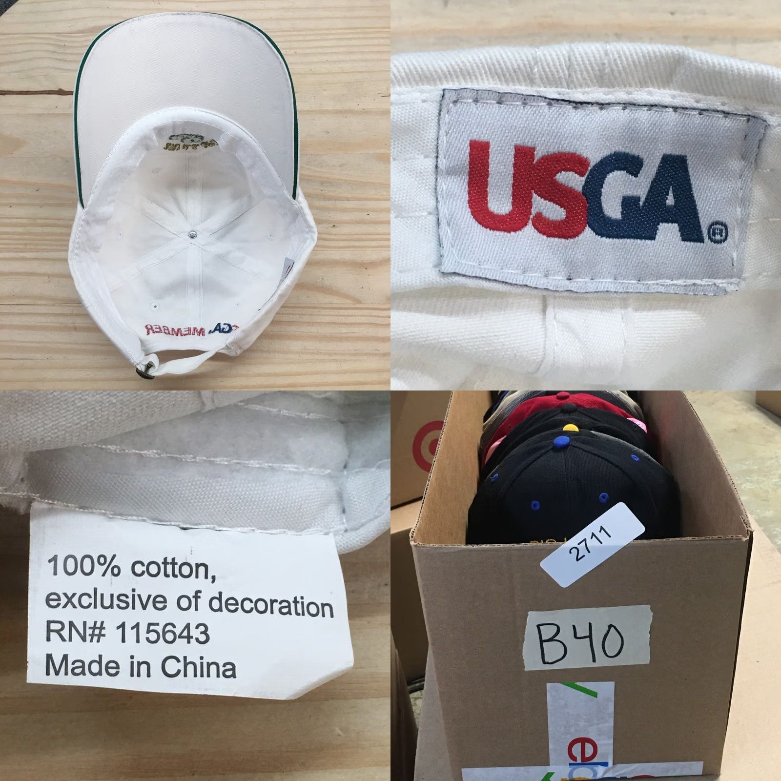 Vintage USGA Baseball Cap Hat Mens White OS Adjustable Cotton 2017 Erin Hills US Open Baseball Cap Mens White OS Adjustable Cotton Size ONE SIZE - 8 Thumbnail