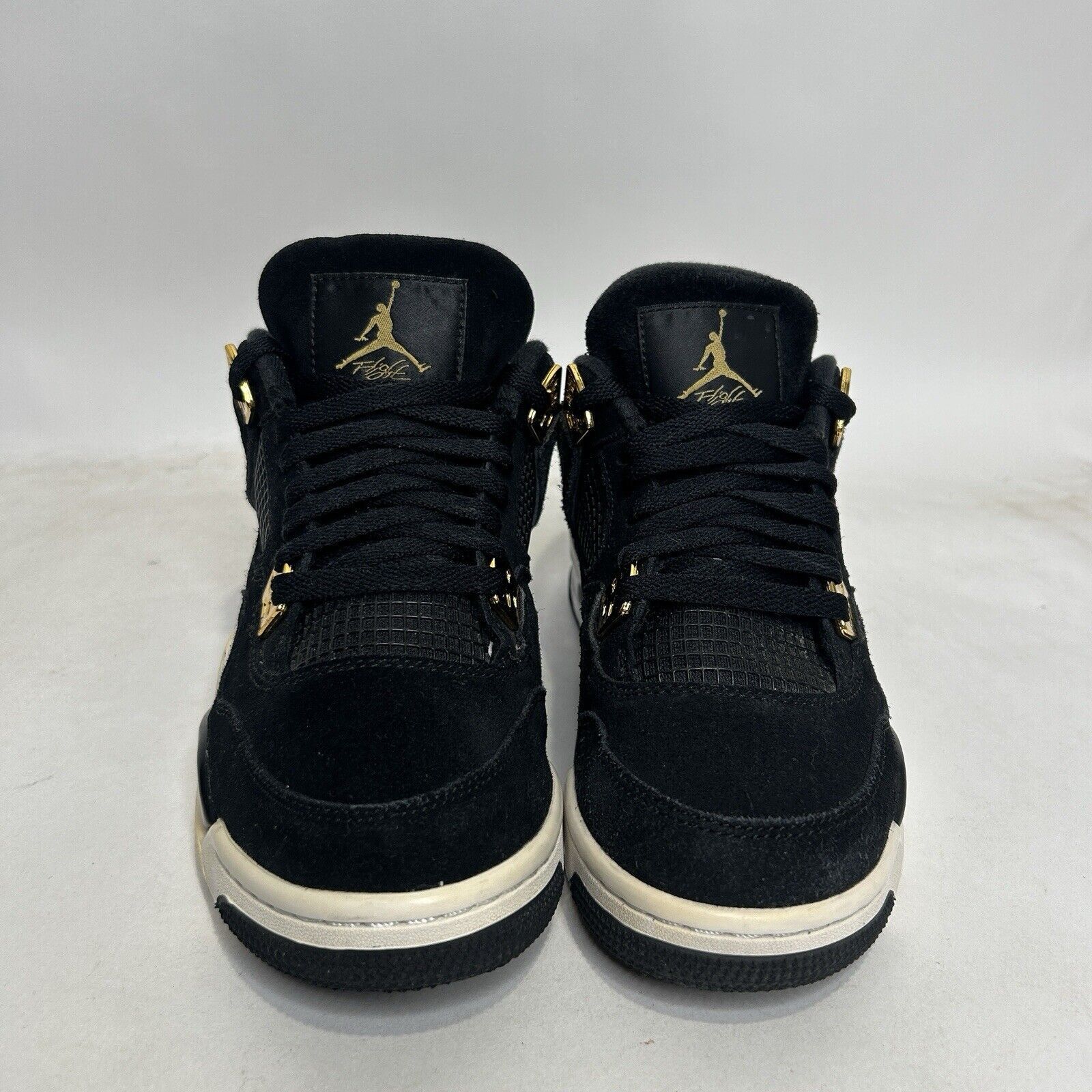 Nike Nike Air Jordan 4 Retro BG “Royalty/Black Gold” 2024 Size US 8.5 / IT 38.5 - 2 Thumbnail