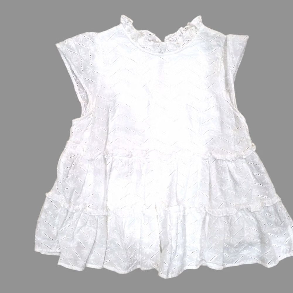 Vintage AMI Me Ami White Blouse For Women XS Blouse White XS Womens Size XS / US 0-2 / IT 36-38 - 1 Thumbnail