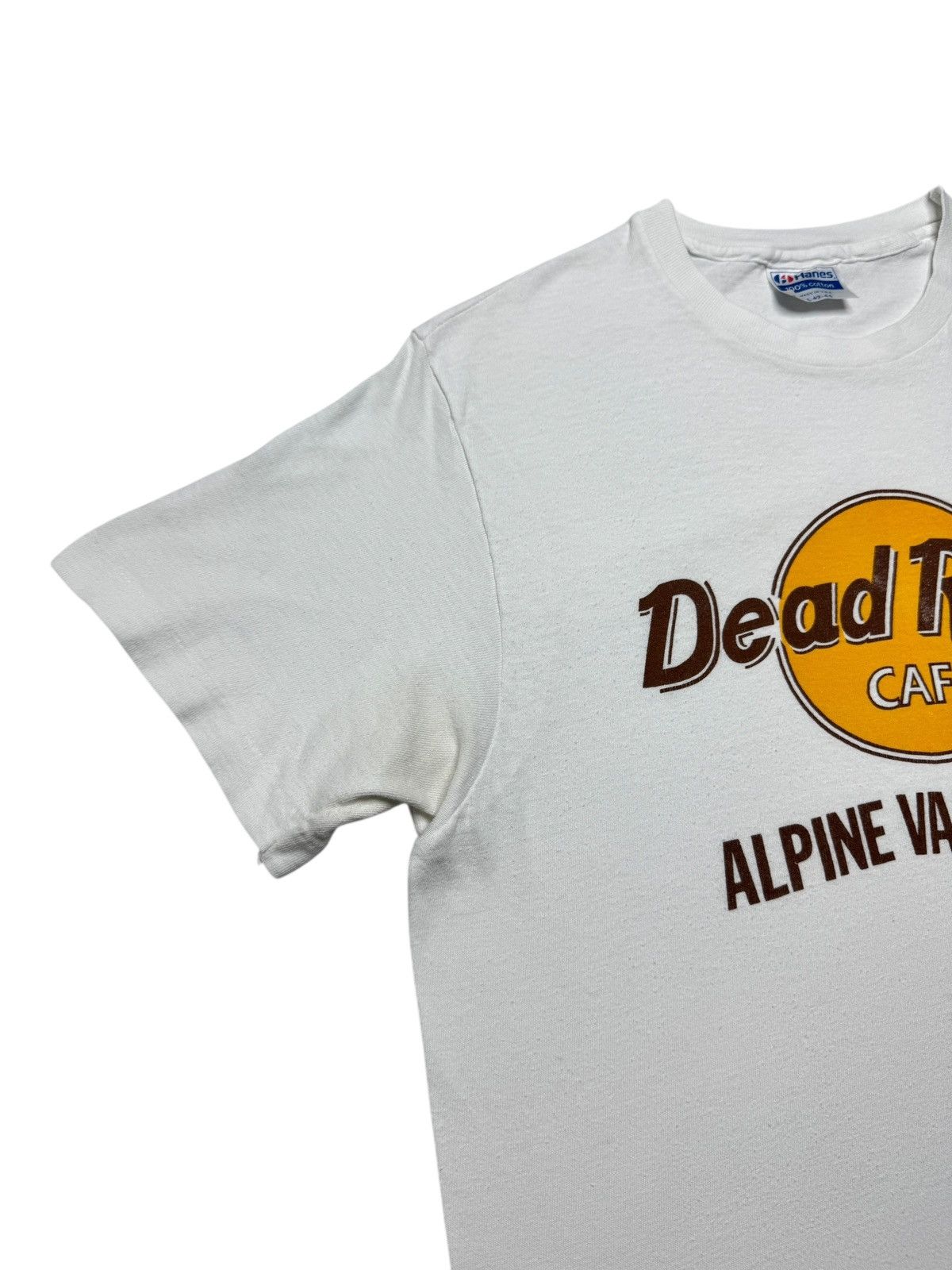 Grateful Dead Vintage 1987 Grateful Dead Rock Cafe Alpine Valley Tee Shirt Size US L / EU 52-54 / 3 - 3 Thumbnail