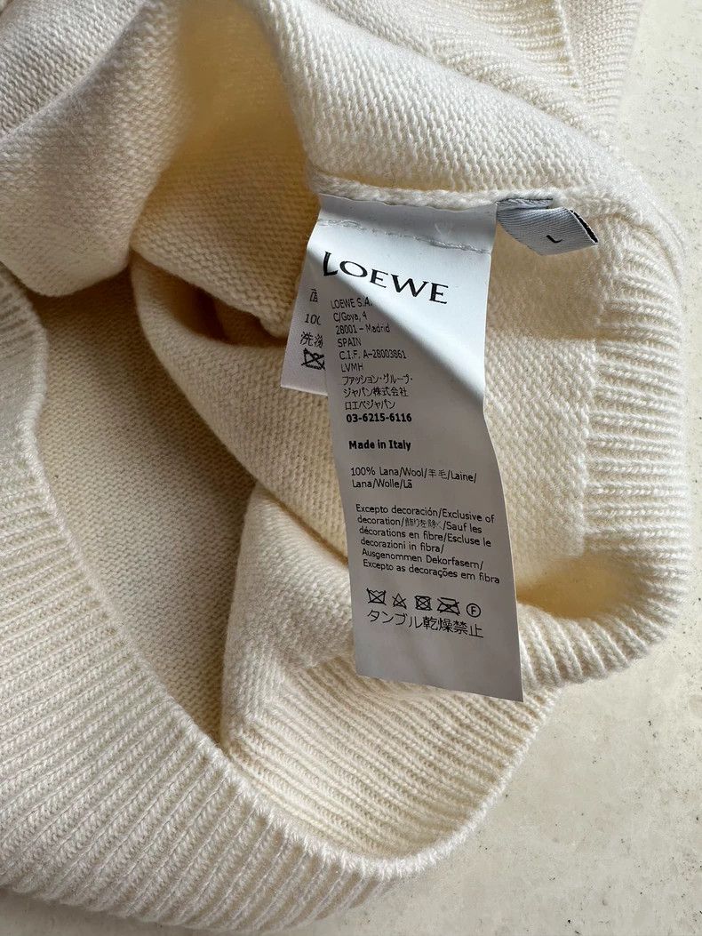 Loewe LOEWE logo woollen sweater Size L / US 10 / IT 46 - 7 Thumbnail