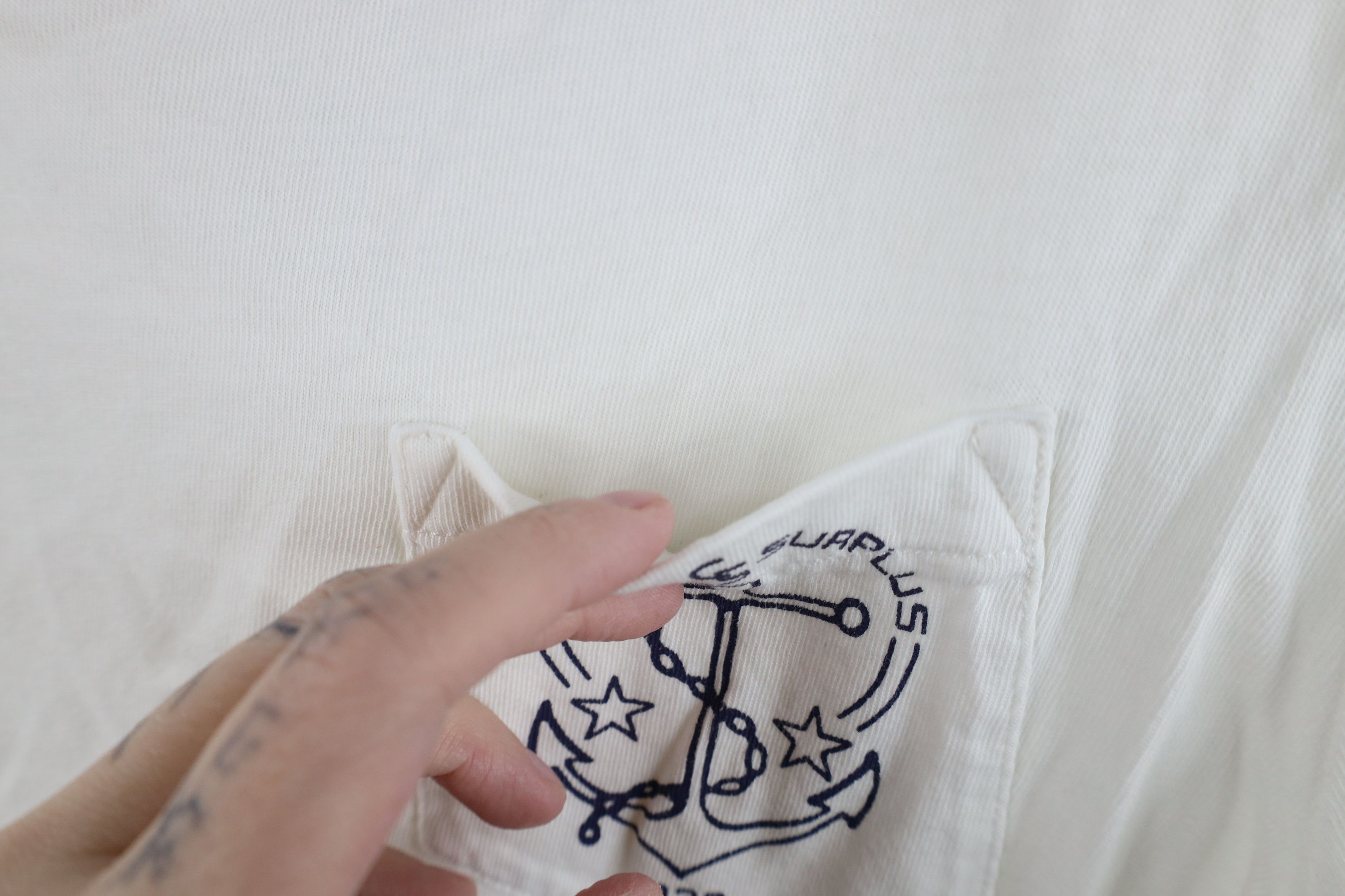 Wallace & Barnes Wallace & Barnes Camden Surplus Boat Anchor Pocket T-Shirt Size US XS / EU 42 / 0 - 5 Thumbnail