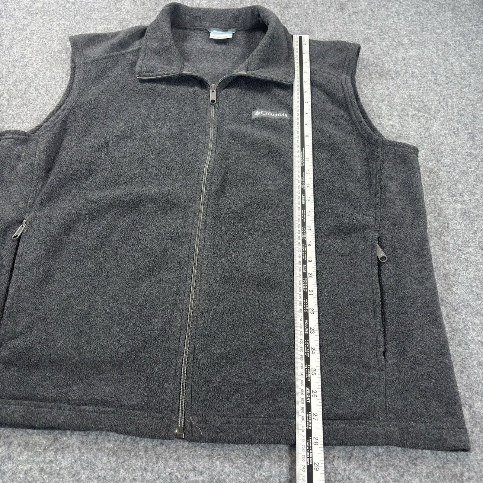 Columbia Columbia Steens Mountain Fleece Vest Men’s XL Charcoal Gray Size US XL / EU 56 / 4 - 8 Thumbnail