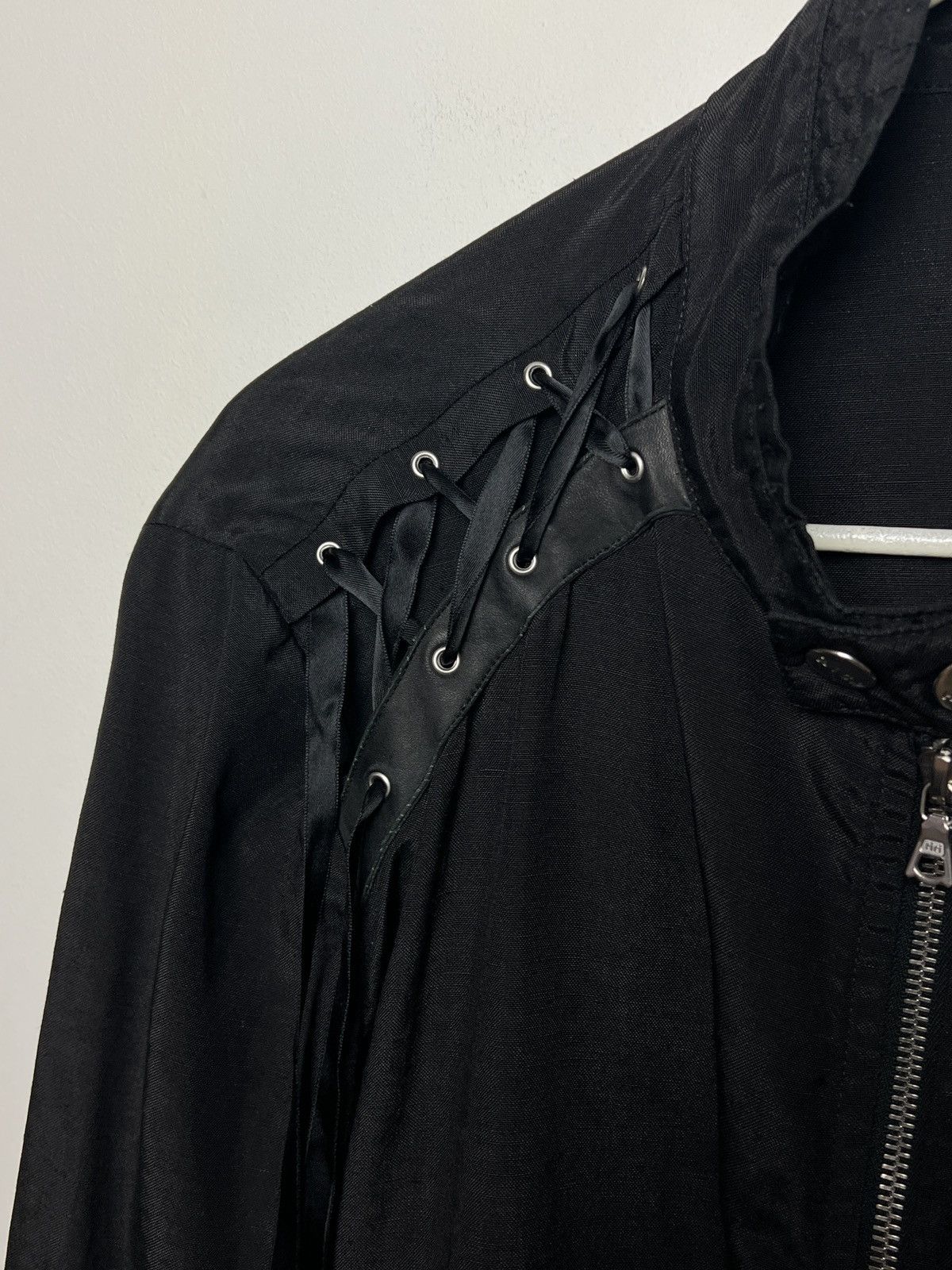 John Richmond richmond y2k archive bondage shimmer moto jacket Size US M / EU 48-50 / 2 - 5 Thumbnail