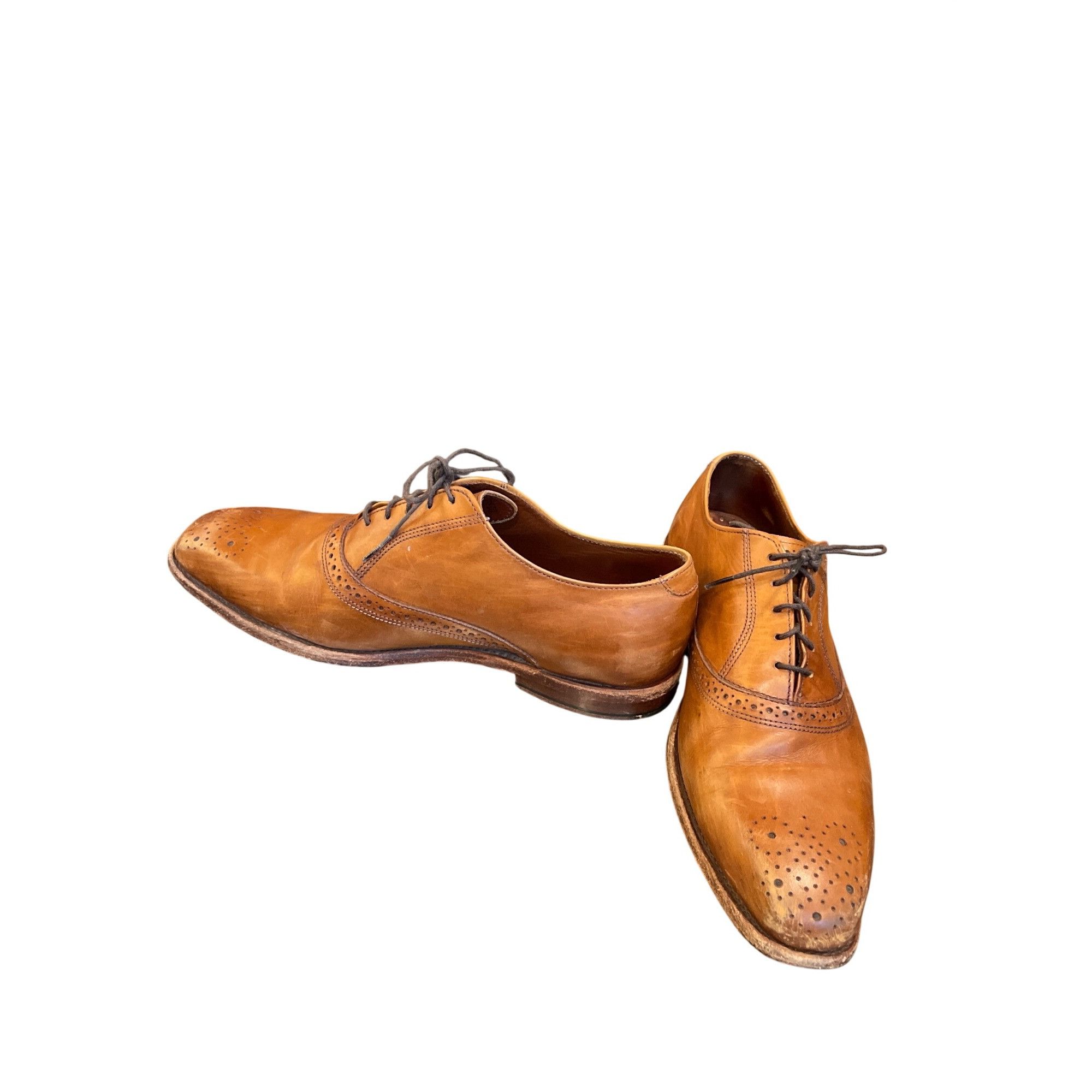 Allen Edmonds Allen Edmonds Augusta mens USA VTg brown leather oxford dre Size US 8.5 / EU 41-42 - 2 Thumbnail
