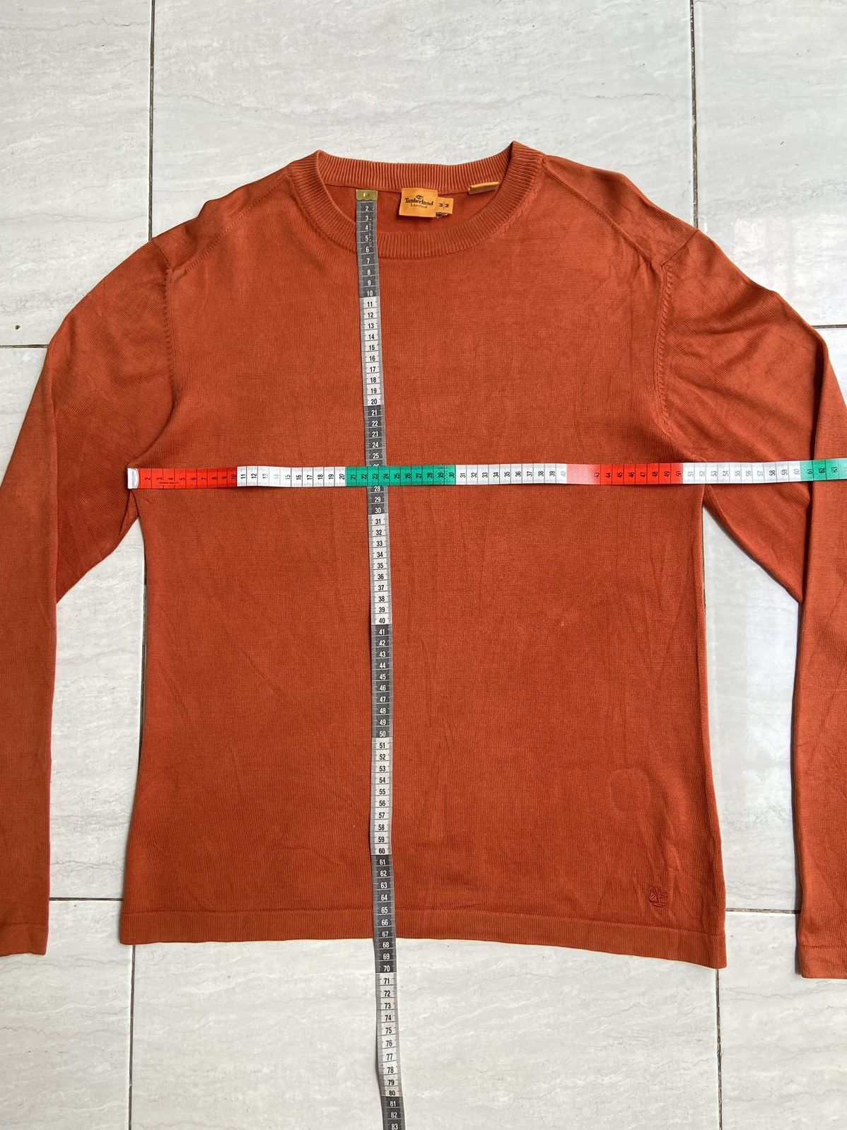 Timberland TIMBERLAND Orange Long Sleeve T-shirt Size US S / EU 44-46 / 1 - 2 Thumbnail