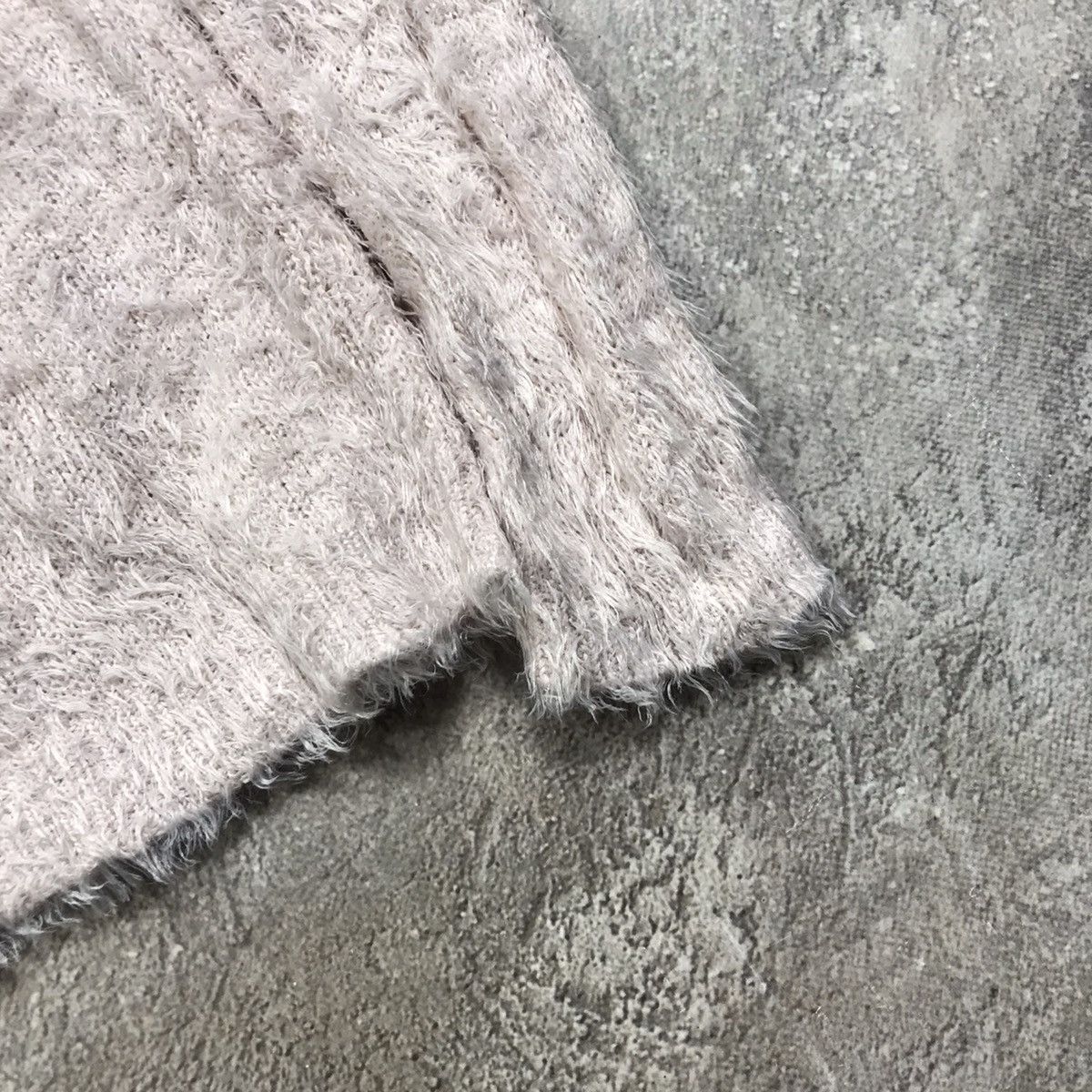 Vintage Vintage 90s Oversized Mohair Knit Sweater Grunge Cream M Size M / US 6-8 / IT 42-44 - 5 Thumbnail