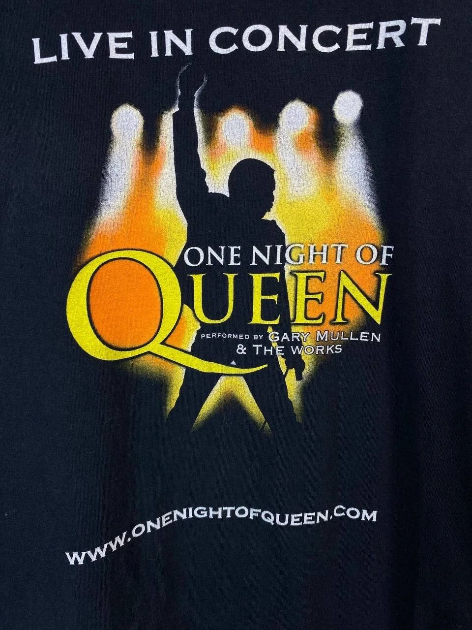 Fruit Of The Loom Queen Freddie Mercury Tour Stage Official Tee T-Shirt Mens L Size US L / EU 52-54 / 3 - 4 Thumbnail