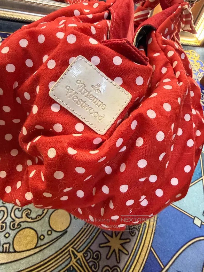 Vivienne Westwood Vivienne Westwood size os Red Polka Dot Vintage Bear Handba Size ONE SIZE - 2 Thumbnail