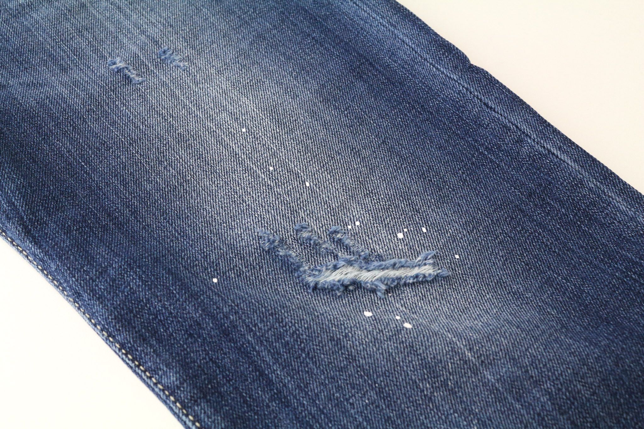 Takeshy Kurosawa TK 08 W32 Blue Slim Distressed Jeans 75908 Size US 32 / EU 48 - 8 Thumbnail