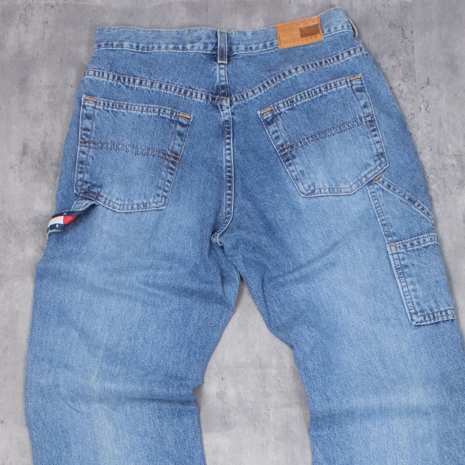 Tommy Hilfiger Vintage 90's Tommy Hilfiger Baggy Relax Wide Denim Pant's Size US 28 / EU 44 - 11 Thumbnail