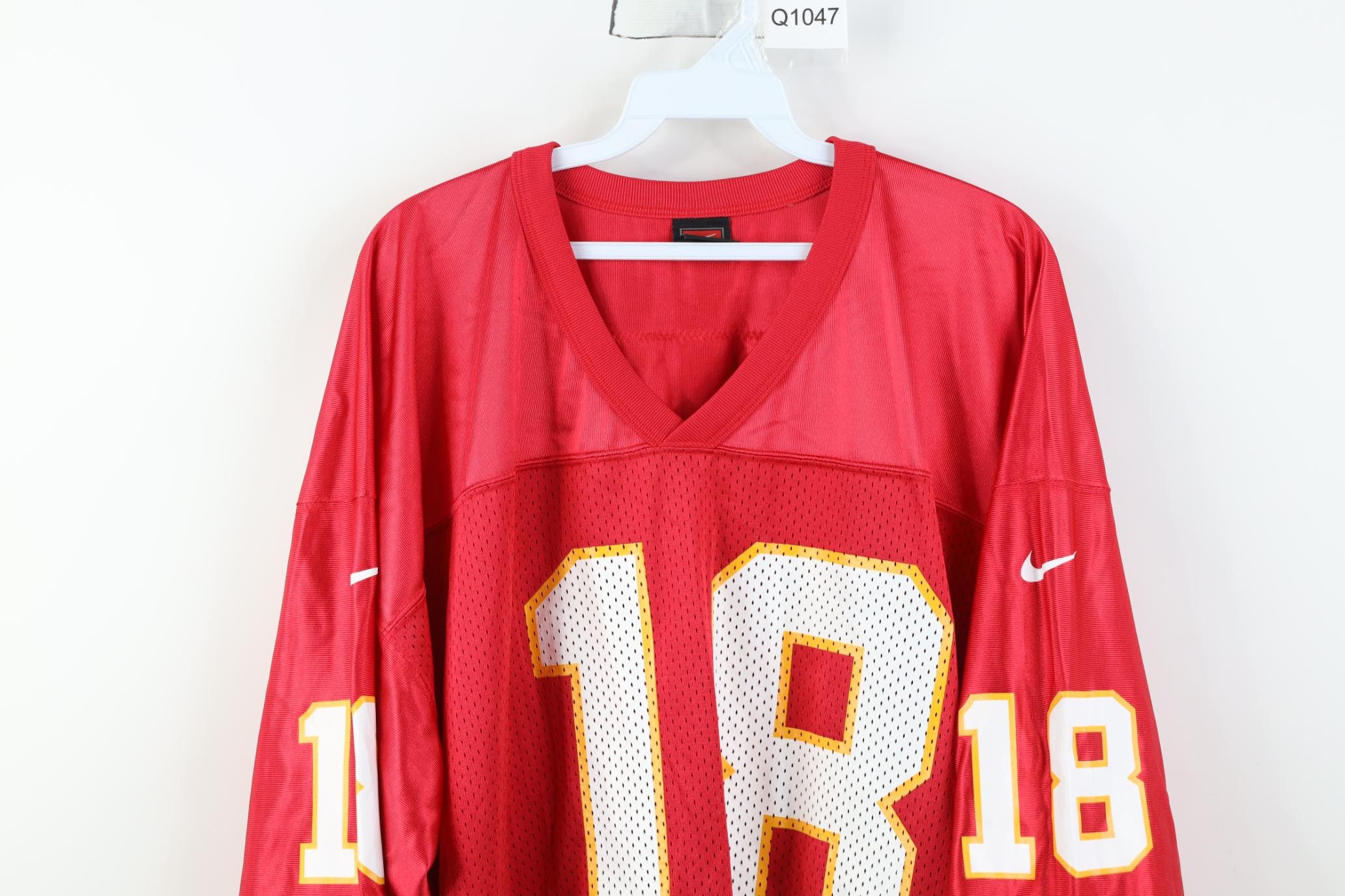 Nike Vintage 90s Y2K Nike Elvis Grbac Kansas City Jersey #18 Size US XXL / EU 58 / 5 - 2 Thumbnail