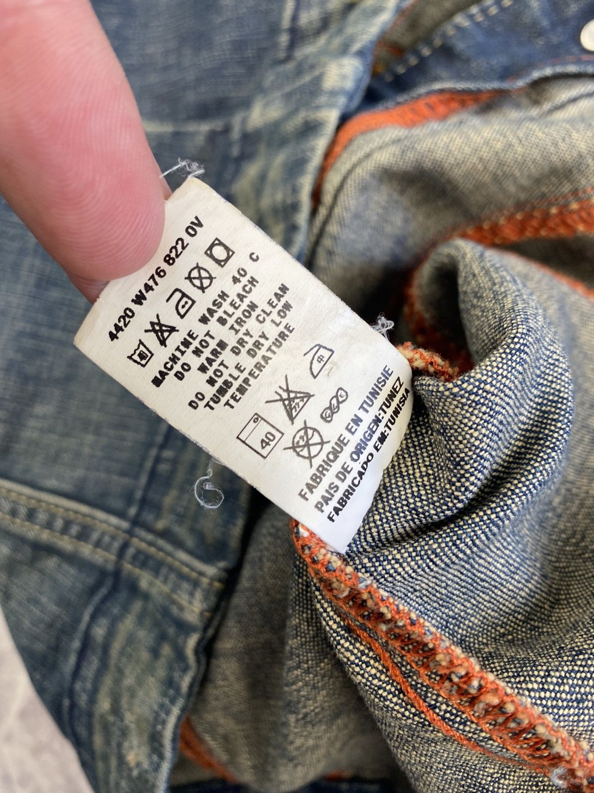 Miss Sixty Miss Sixty Distressed Denim Jacket Y2K Size S / US 4 / IT 40 - 7 Thumbnail