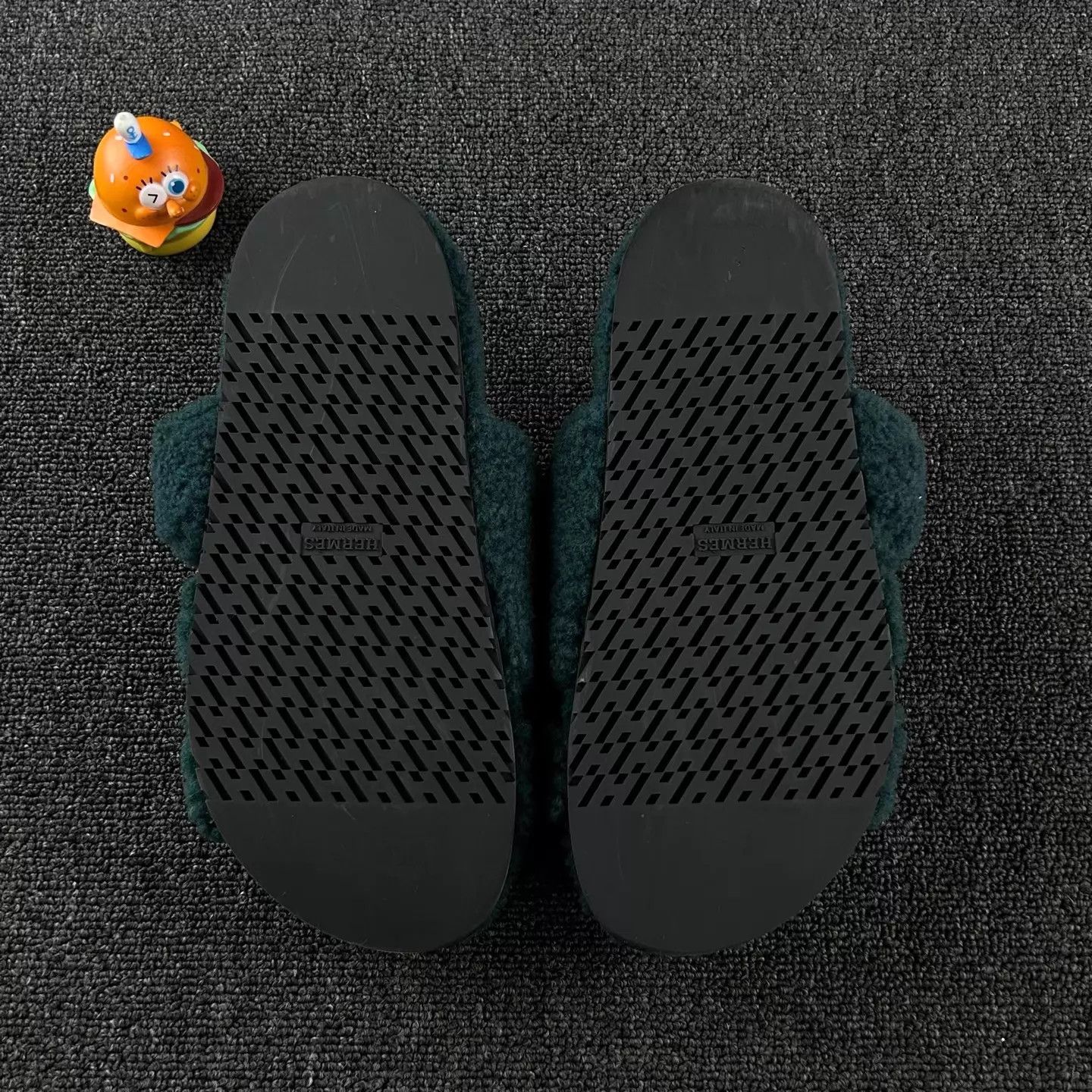 Hermes Hermes Teddy Slippers Green 38EU Near New Size US 7.5 / IT 37.5 - 6 Thumbnail