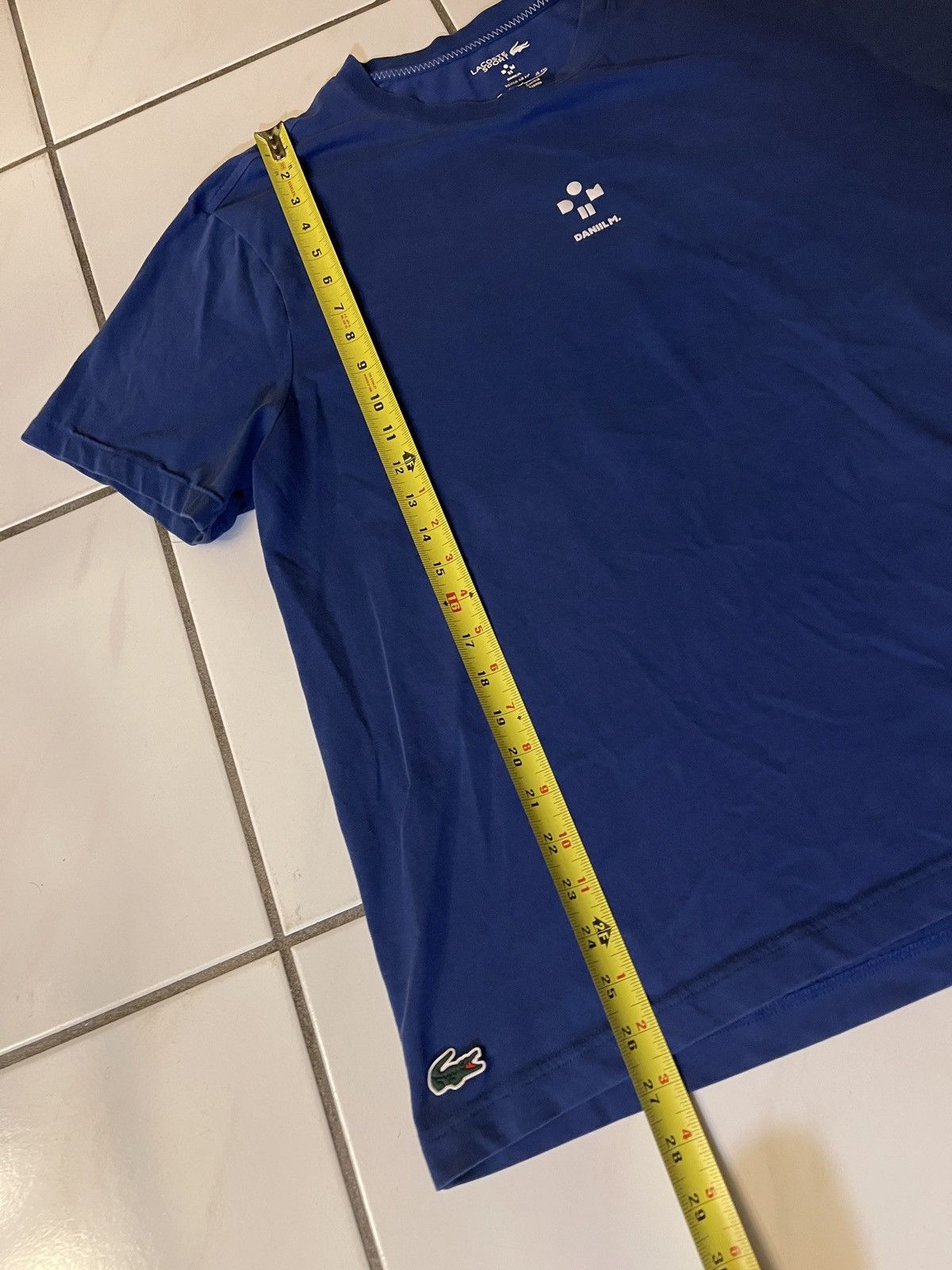 Lacoste Lacoste Tennis x Daniil Medvedev XXL T Shirt Blue Size US XXL / EU 58 / 5 - 4 Thumbnail