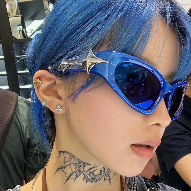 Electric Visual Vintage Street ins style custom avant-garde sunglasses Size ONE SIZE - 1 Thumbnail
