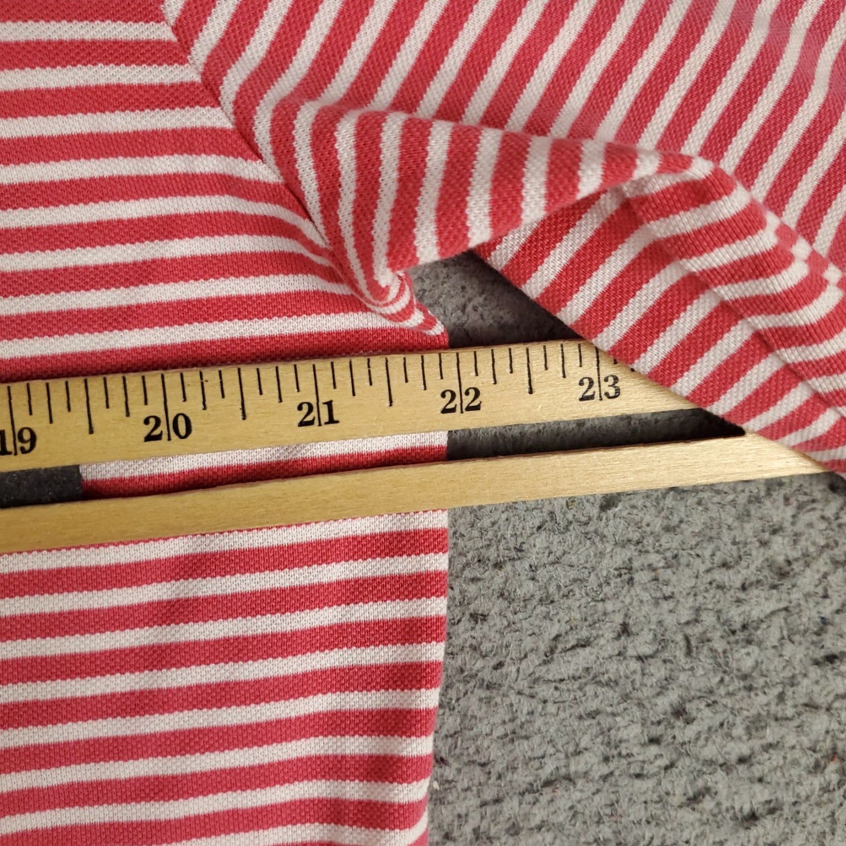 Ralph Lauren RALPH LAUREN Polo Shirt Mens Medium Pink Striped Casual Short Sleeve Polo Shirt M Pink American Preppy Logo Button-Front Classic Fit Men’s Shirt Size US M / EU 48-50 / 2 - 6 Thumbnail