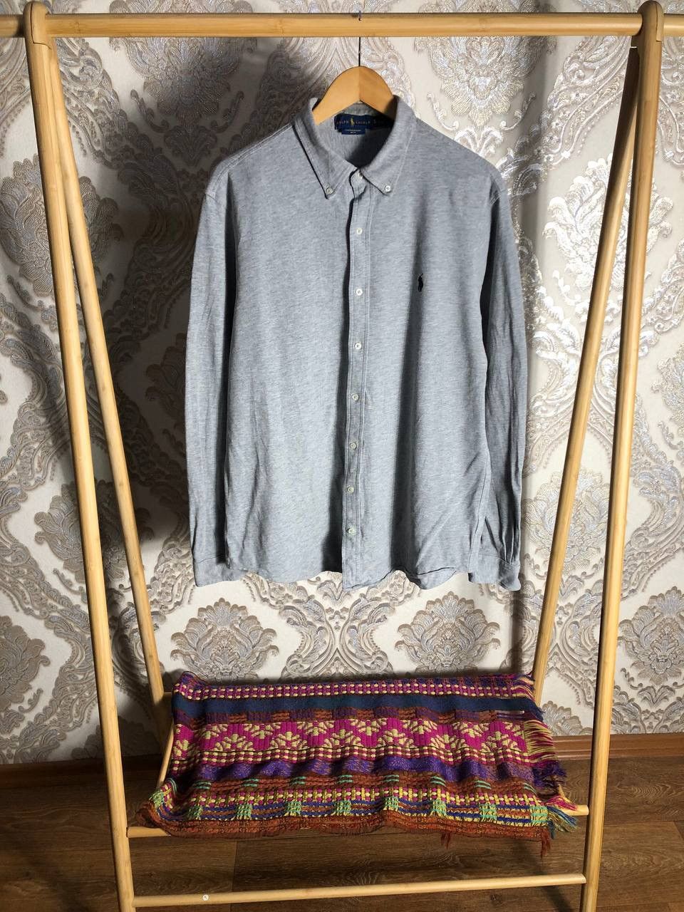 Polo Ralph Lauren × Vintage VERY RARE POLO RALPH LAUREN LONG SLLEVE SHIRT DESIGNER DELUX Size US XL / EU 56 / 4 - 1 Thumbnail