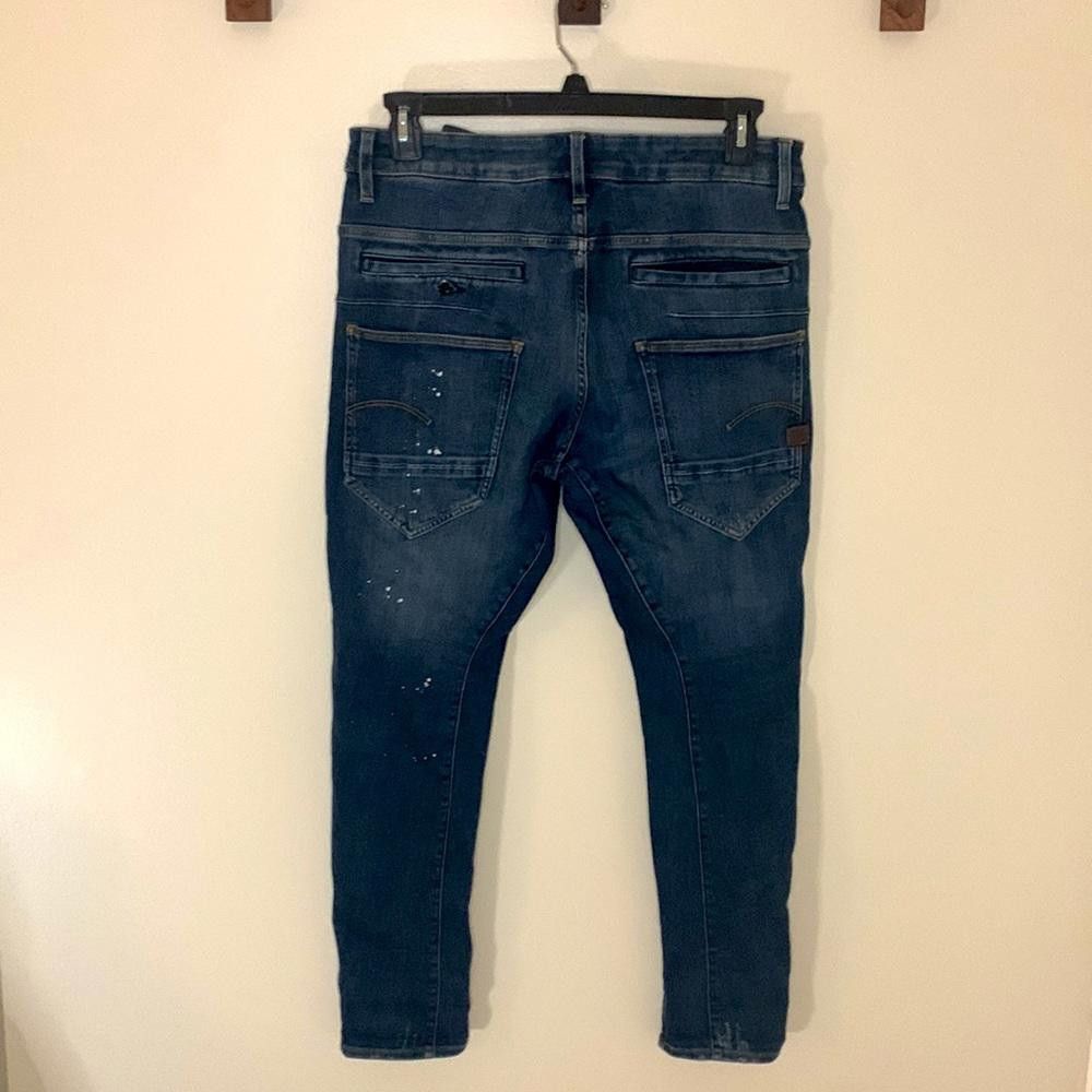 Designer G-Star RAW - Slim D-Staq Jean - 31W30L -91% Ctn , 9% El Size US 31 - 7 Thumbnail
