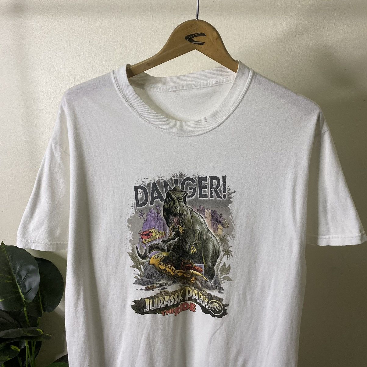 Other Vintage 1990s Jurassic Park The Ride Promo T Shirt Size US M / EU 48-50 / 2 - 2 Thumbnail