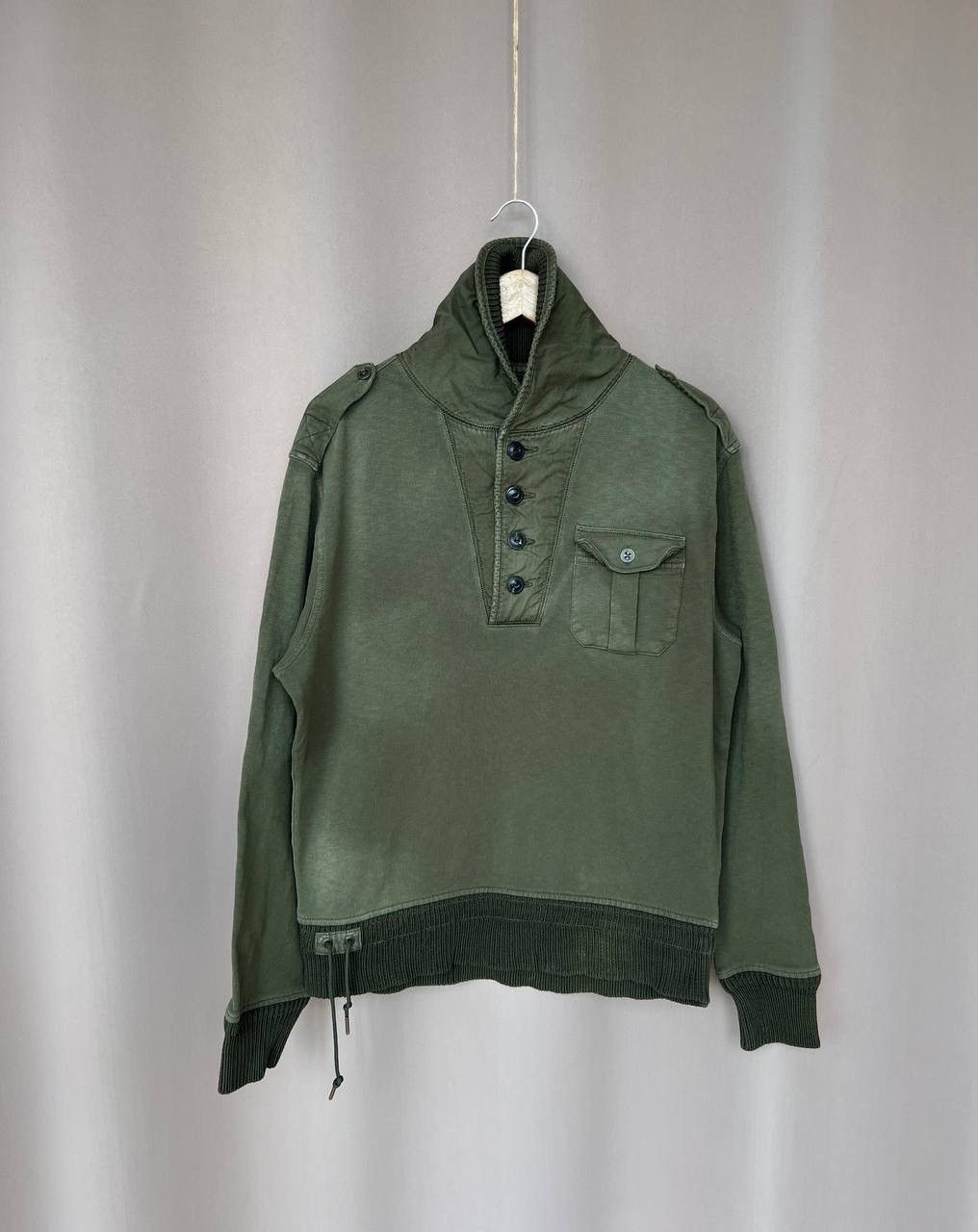 Polo Ralph Lauren Polo Ralph Lauren Knit Rib Military Pullover Men Size M Size US M / EU 48-50 / 2 - 1 Thumbnail