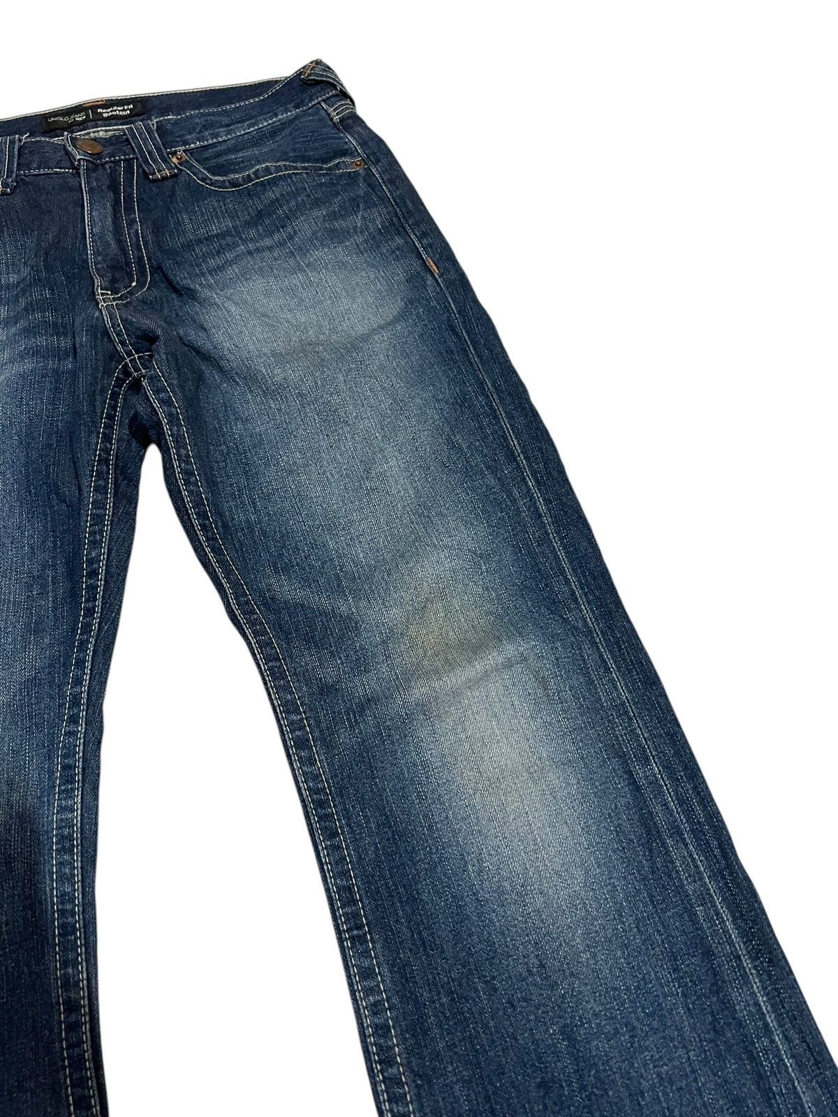 If Six Was Nine × Uniqlo 🌈2000s UNIQLO JEANS FOR MEN BOOTCUT WASHED Size US 30 / EU 46 - 6 Thumbnail
