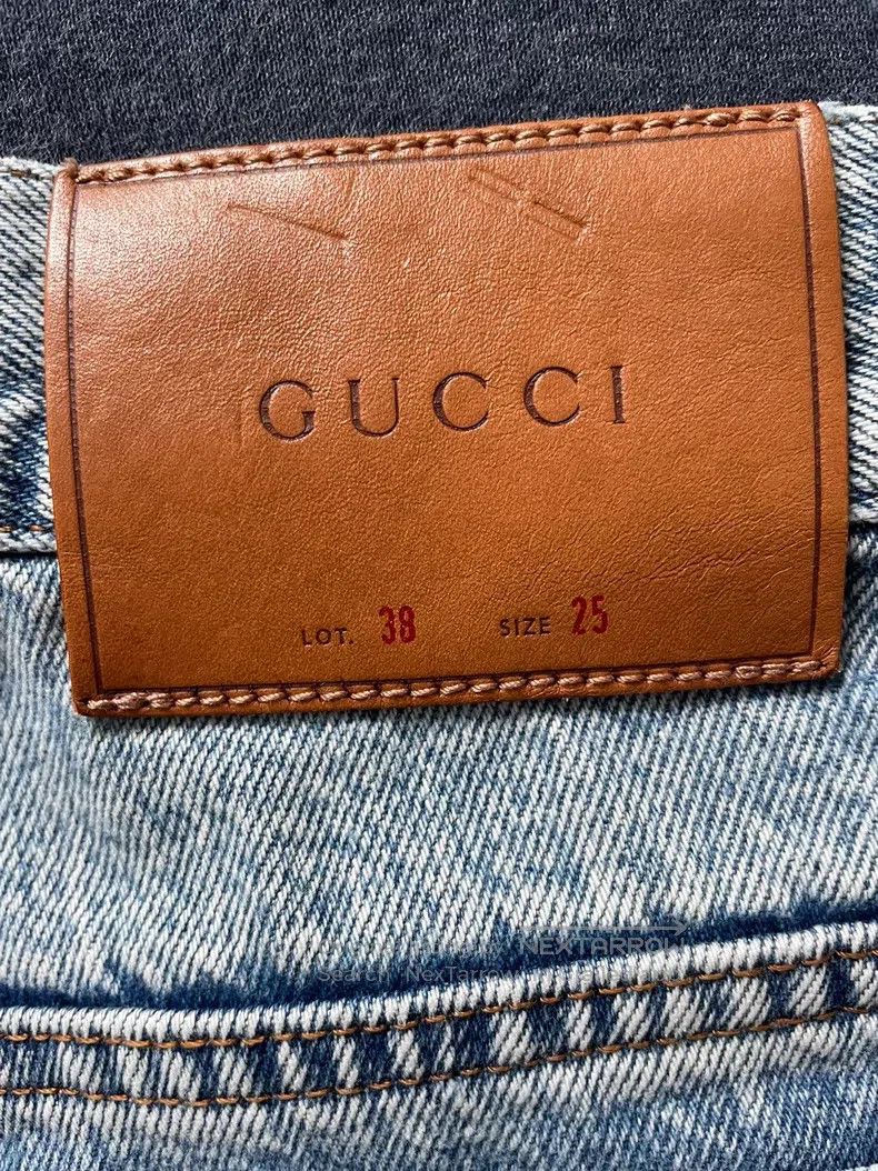 Gucci Gucci Embroidered flared denim pants Size 25" / US 0 / IT 36 - 3 Thumbnail