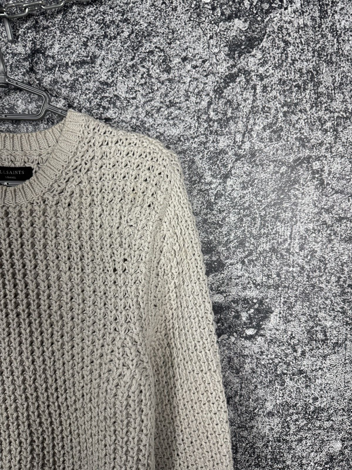 Allsaints AllSaints Chunky Open Knit Sweater Pullover Luxury Size XS Size US XS / EU 42 / 0 - 2 Thumbnail