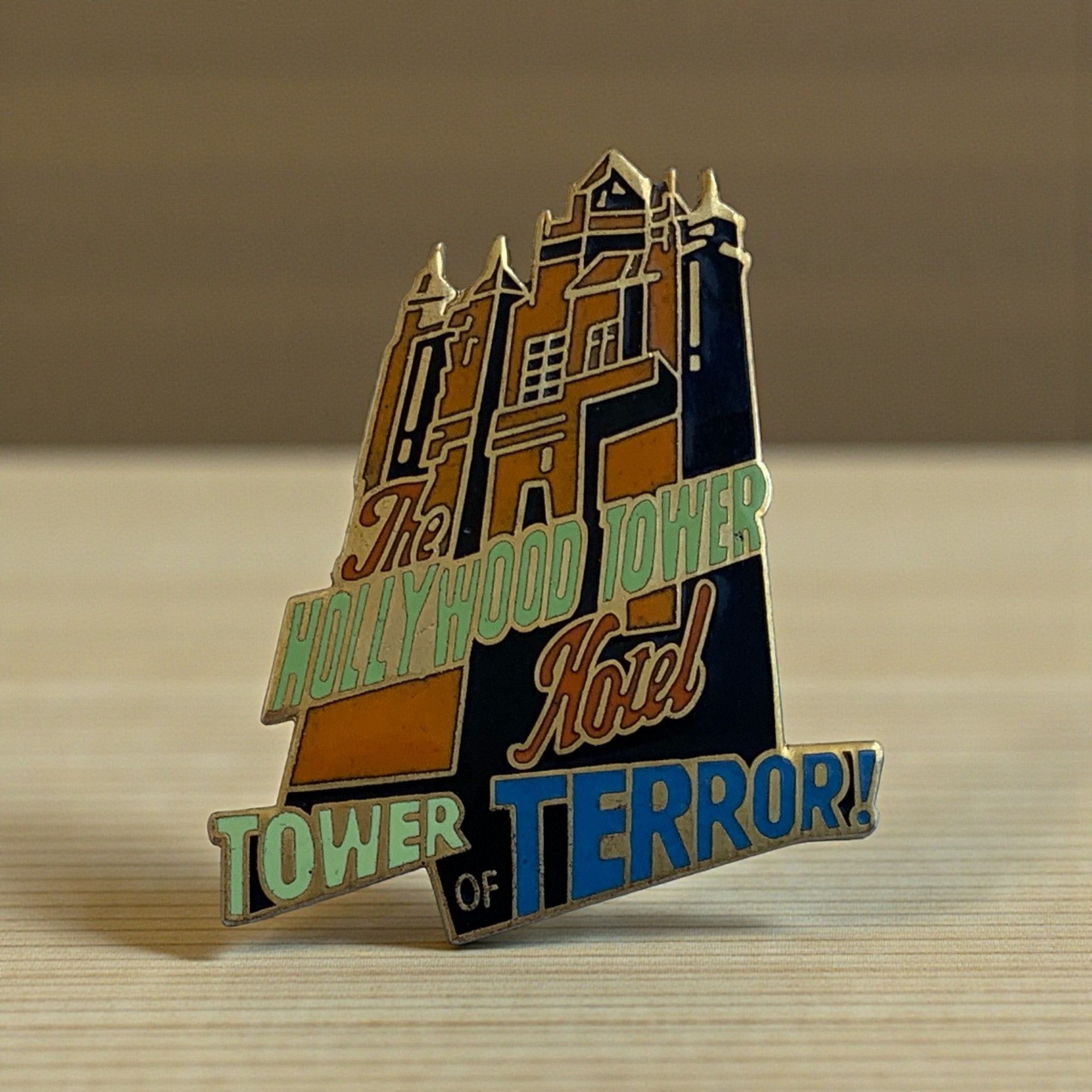 Disney Disney Hollywood Tower Hotel - B Movie Collectible Pin From Size ONE SIZE - 1 Thumbnail