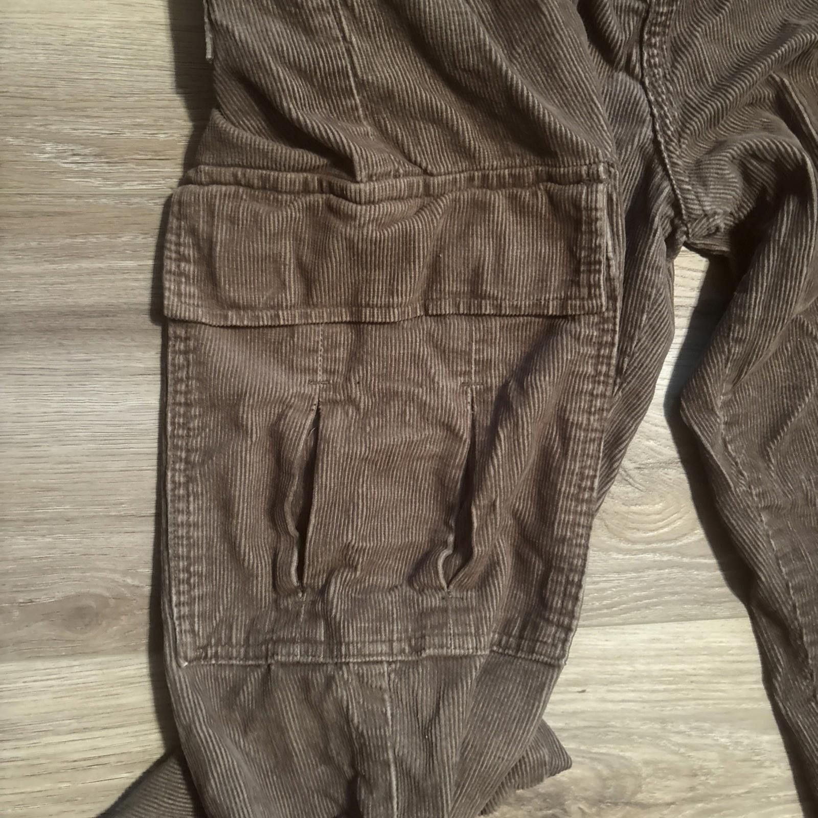 Faded Glory Faded Glory Vtg 90s Cargo Corduroy Pants Men 38x32 Brown Size US 38 / EU 54 - 4 Thumbnail