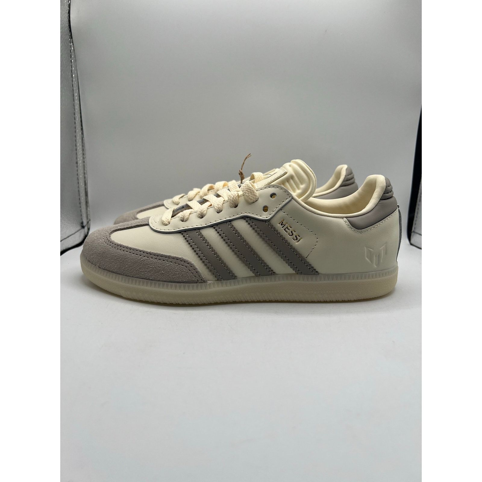 Adidas Lionel Messi X Adidas Samba Indoor “Cream White” size 5 men Size US 5 / EU 37 - 1 Thumbnail