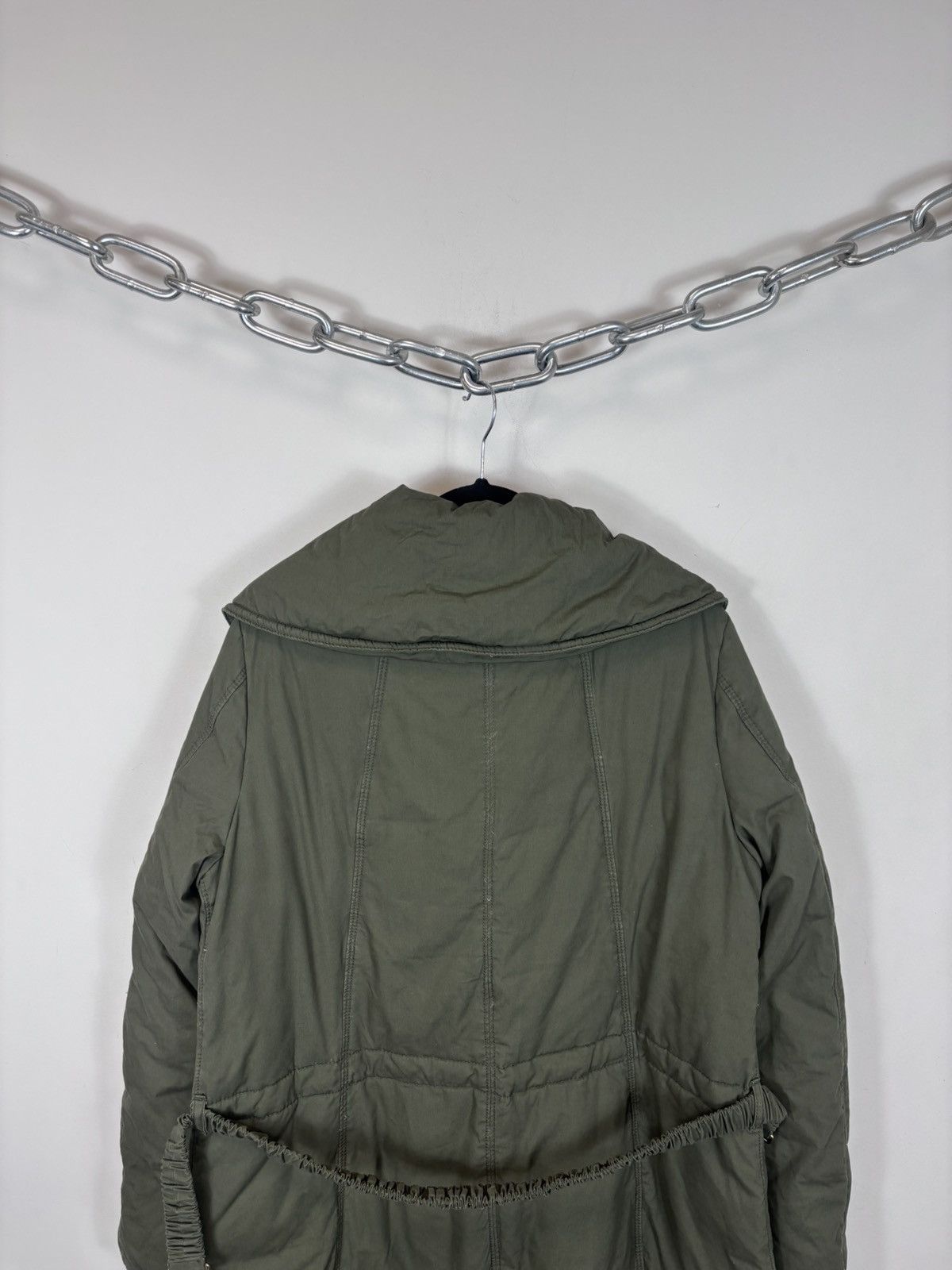 Miss Sixty Miss Sixty Women’s Olive Avant Garde Puffer Jacket Coat Size L / US 10 / IT 46 - 21 Thumbnail