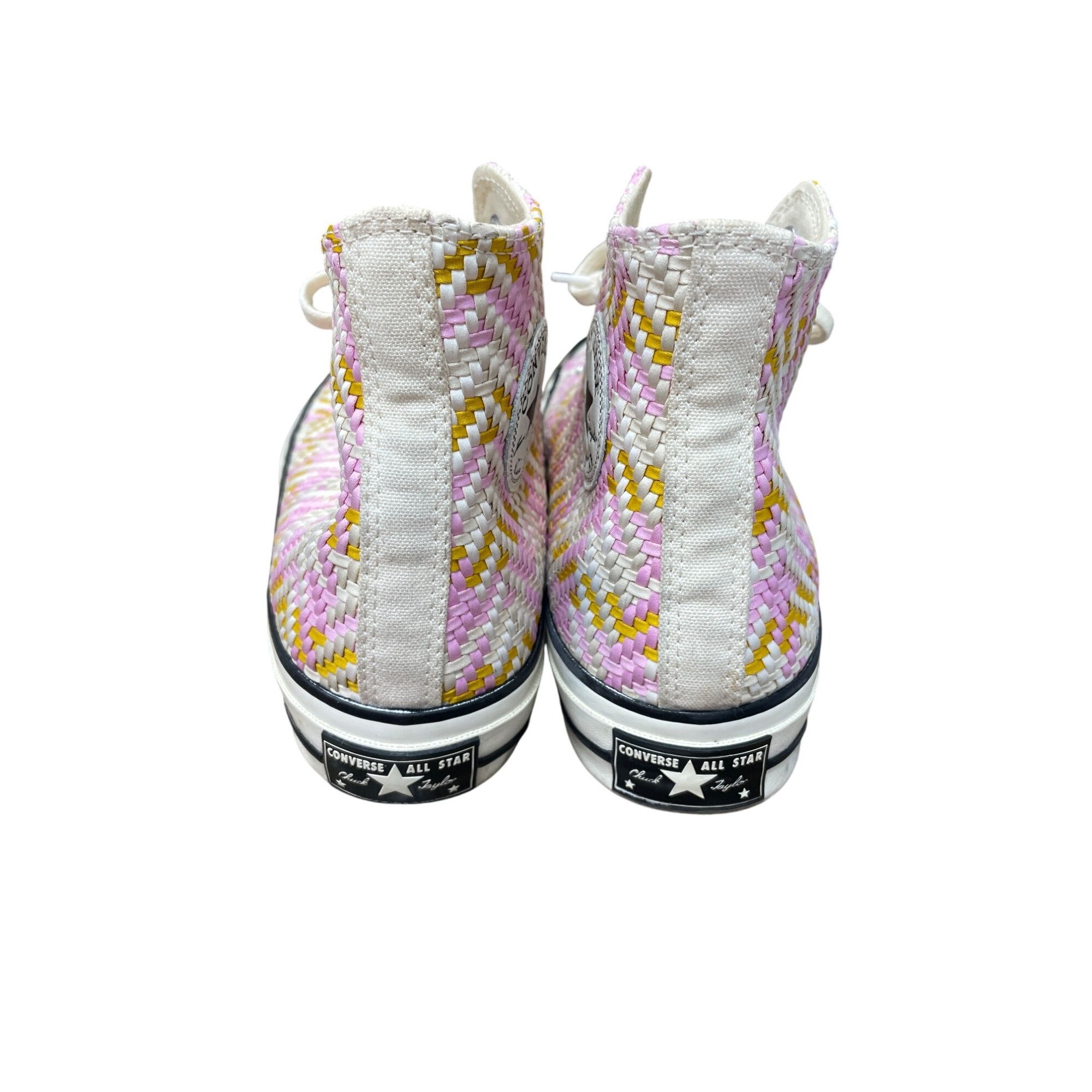 Converse Converse Chuck Taylor All Star Woven High Pink yellow mens 9 Size US 9 / EU 42 - 15 Thumbnail