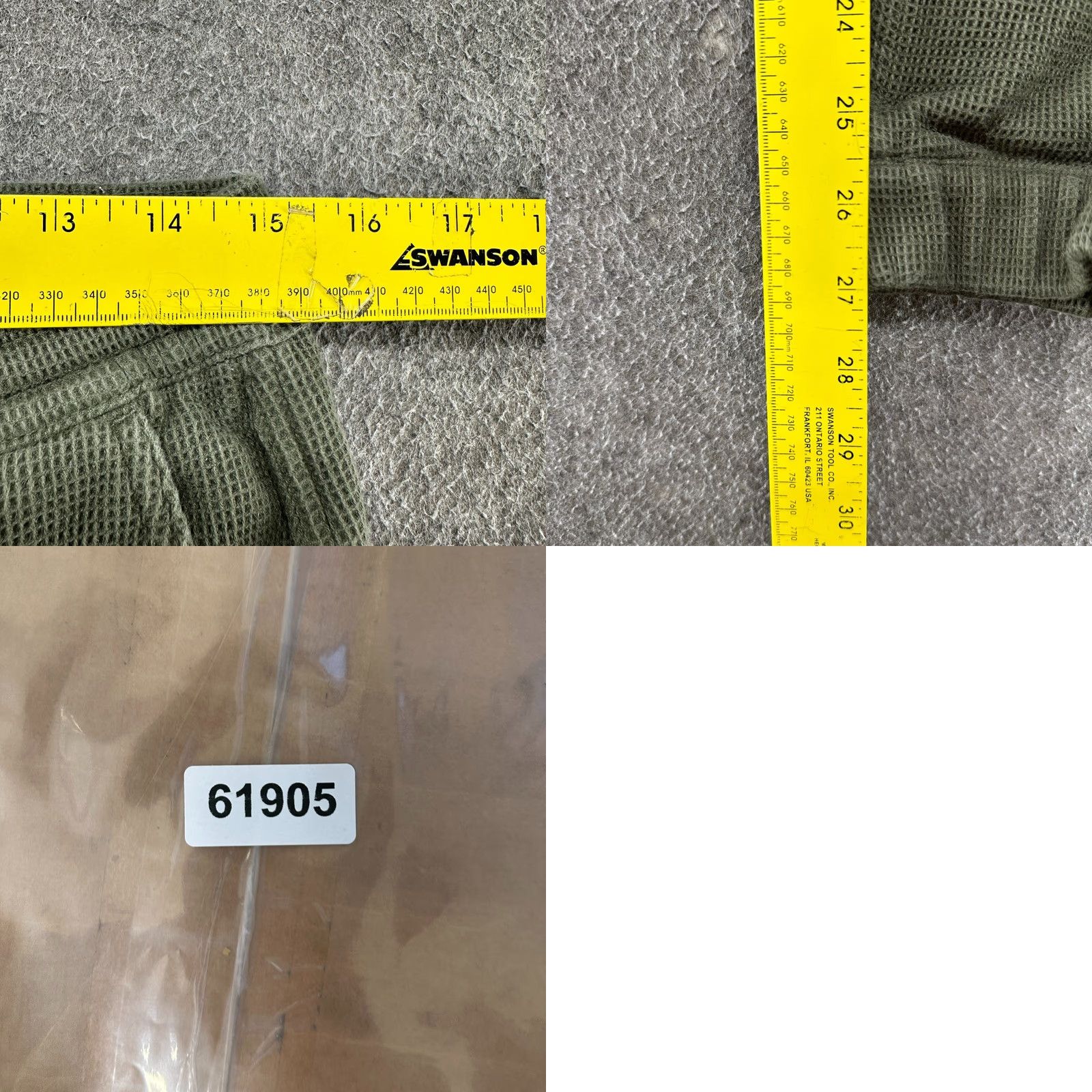 Taylor Stitch Taylor Stitch Pants Mens M Green Jogger Apres Thermal Waffle Knit Cotton Heavy Sports 90s Athleisure Tapered Inseam 27 Pockets Size US 31 - 8 Thumbnail