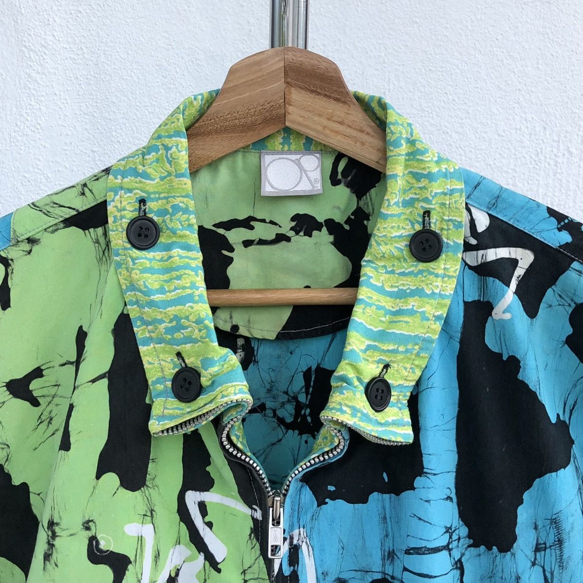 Ocean Pacific Vintage OCEAN PACIFIC Patchwork Light Jacket Size US L / EU 52-54 / 3 - 15 Thumbnail