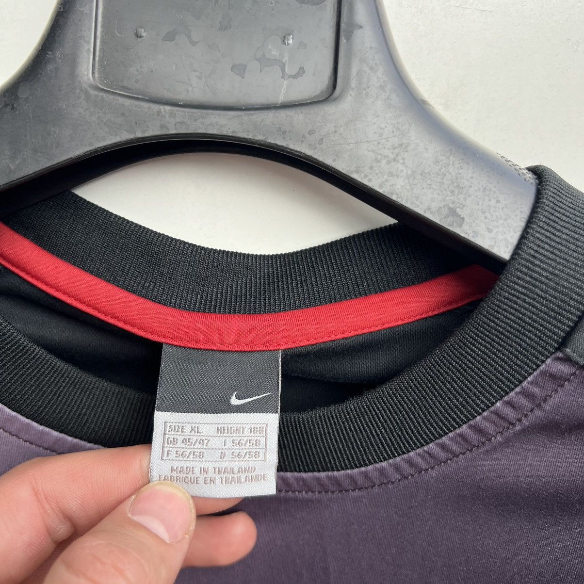 Nike × Vintage Nike Vintage Centre Logo Drill T-Shirt Size US XL / EU 56 / 4 - 2 Thumbnail