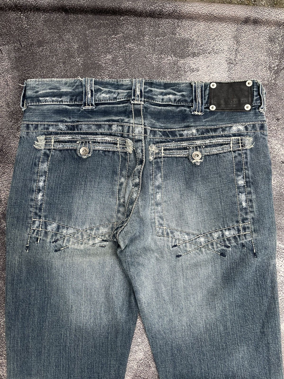 Semanticdesign Distressed Jeans Punk Style
