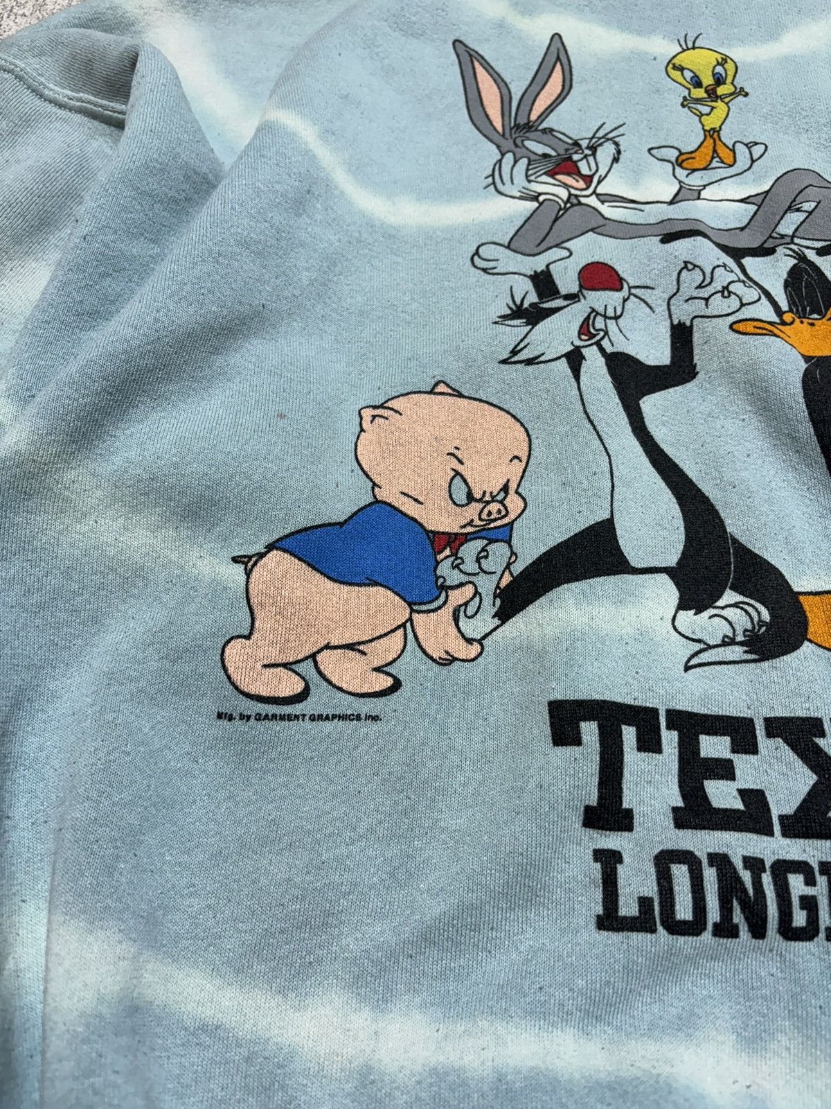 Vintage × Warner Bros Vintage Looney Tunes Warner Bros 1993 Texas Longhorns Size US XL / EU 56 / 4 - 3 Thumbnail