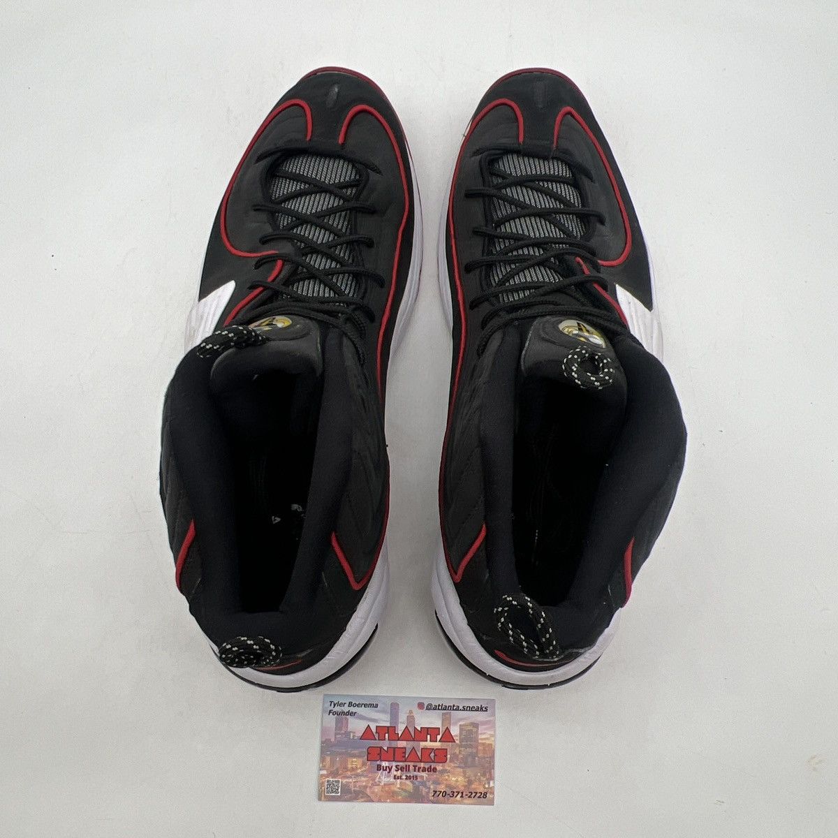 Nike Air Penny 2 Miami heat Size US 12.5 / EU 45-46 - 6 Thumbnail