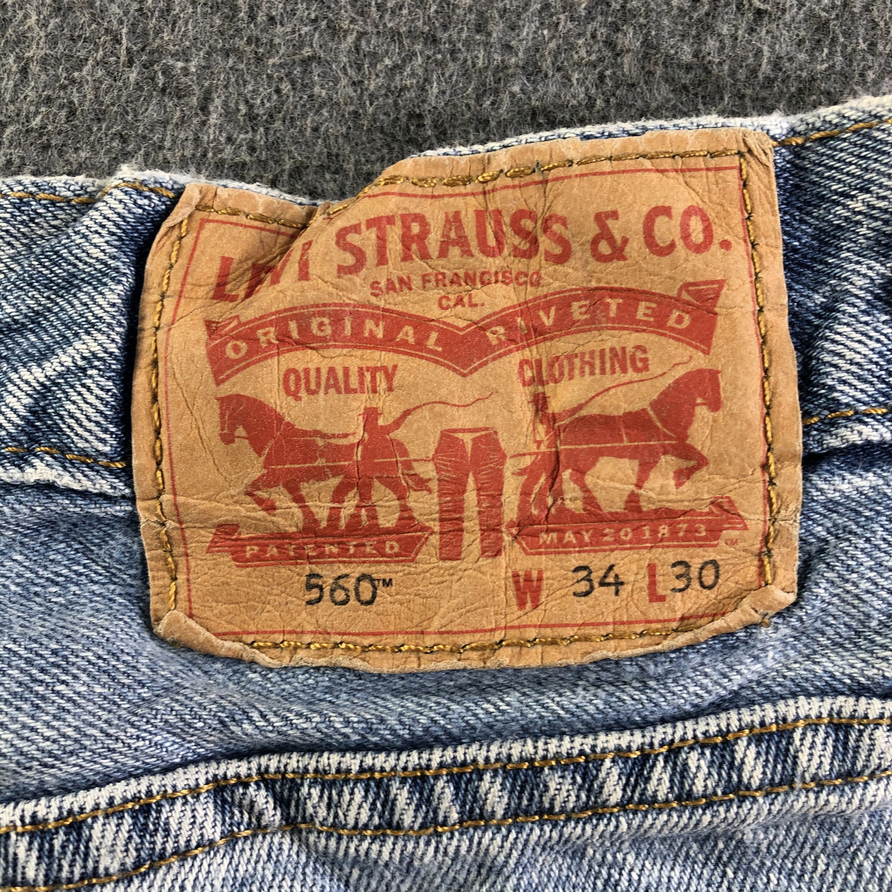 Levi's Vintage Light Wash Levis 560 Jeans-J4151 Size US 34 / EU 50 - 5 Thumbnail