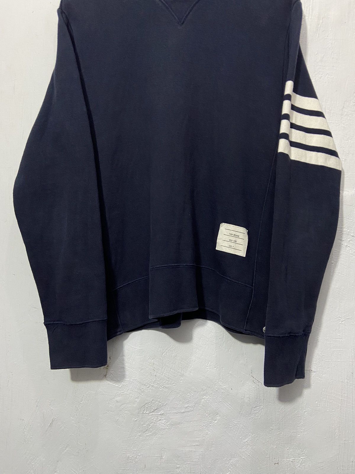 Thom Browne Thom Browne - 4 Bar Loopback Sweatshirt Size US L / EU 52-54 / 3 - 3 Thumbnail