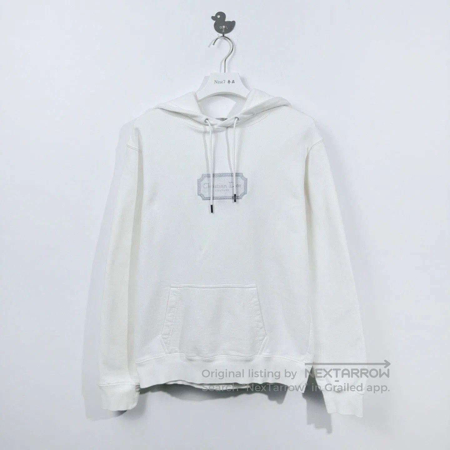 Dior Dior CD Logo Embroidered White Hoodie. Size US S / EU 44-46 / 1 - 1 Thumbnail