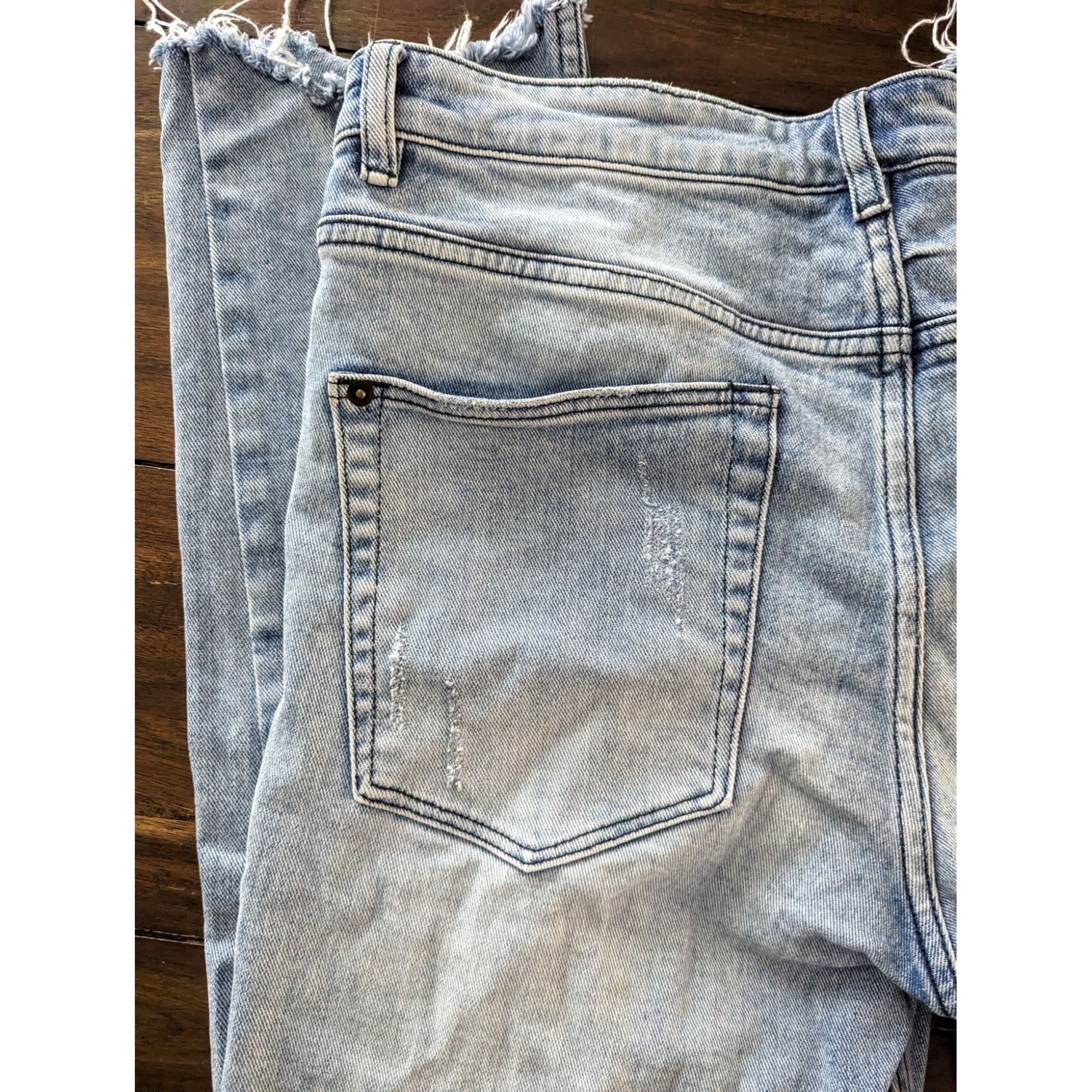 Ksubi Ksubi Men's Distressed Light Wash Jeans 36" Cotton & Elastan Size US 36 / EU 52 - 5 Thumbnail
