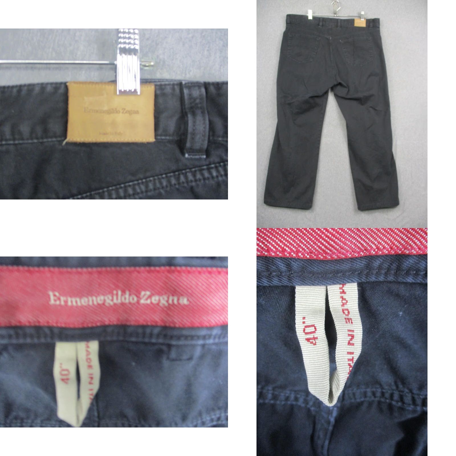 Ermenegildo Zegna Ermenegildo Zegna Jeans Mens 40 Black Austin Five Pocket Italy Casual Denim Straight Zip Mens 40 Jeans Size US 40 / EU 56 - 8 Thumbnail